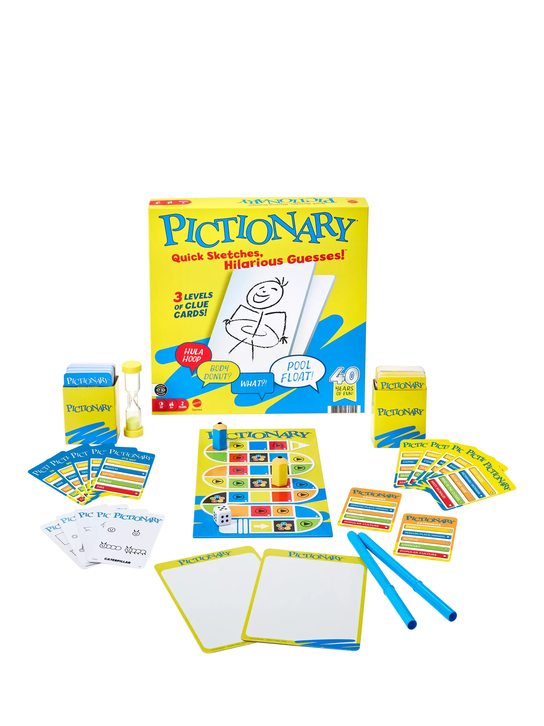 Mattel Pictionary board game (British brand)