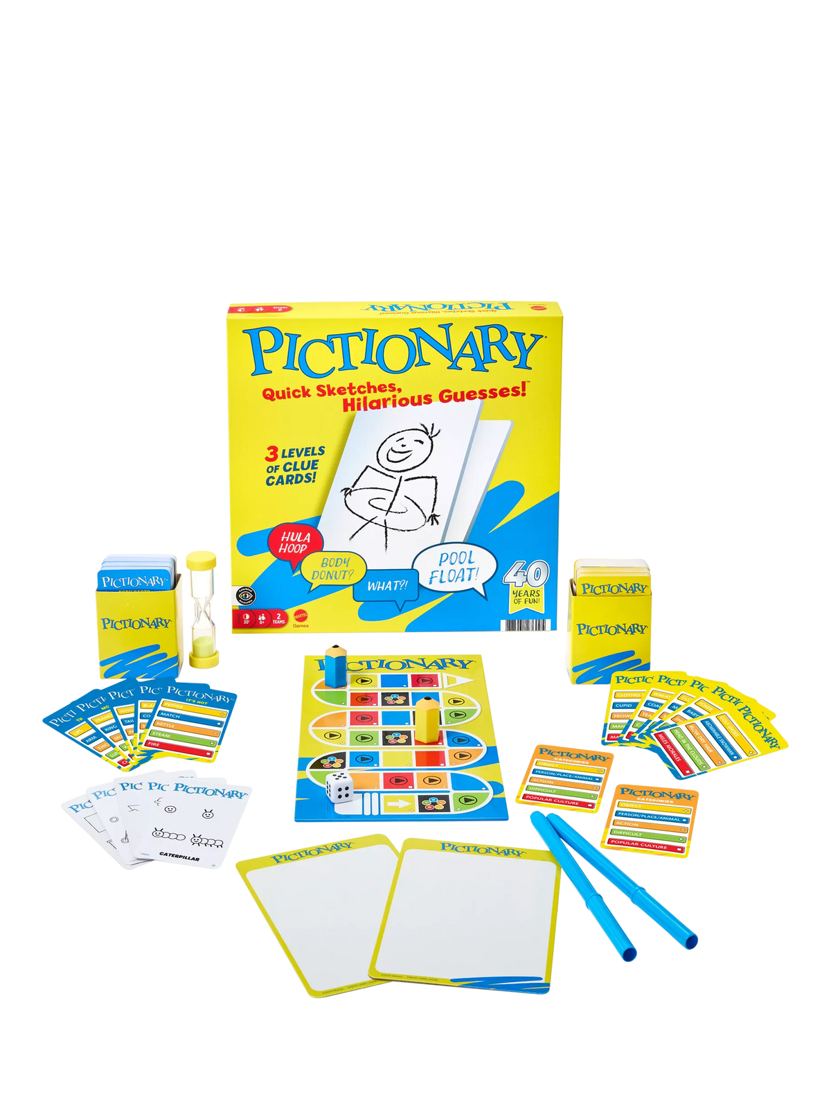 Mattel Pictionary board game (British brand)