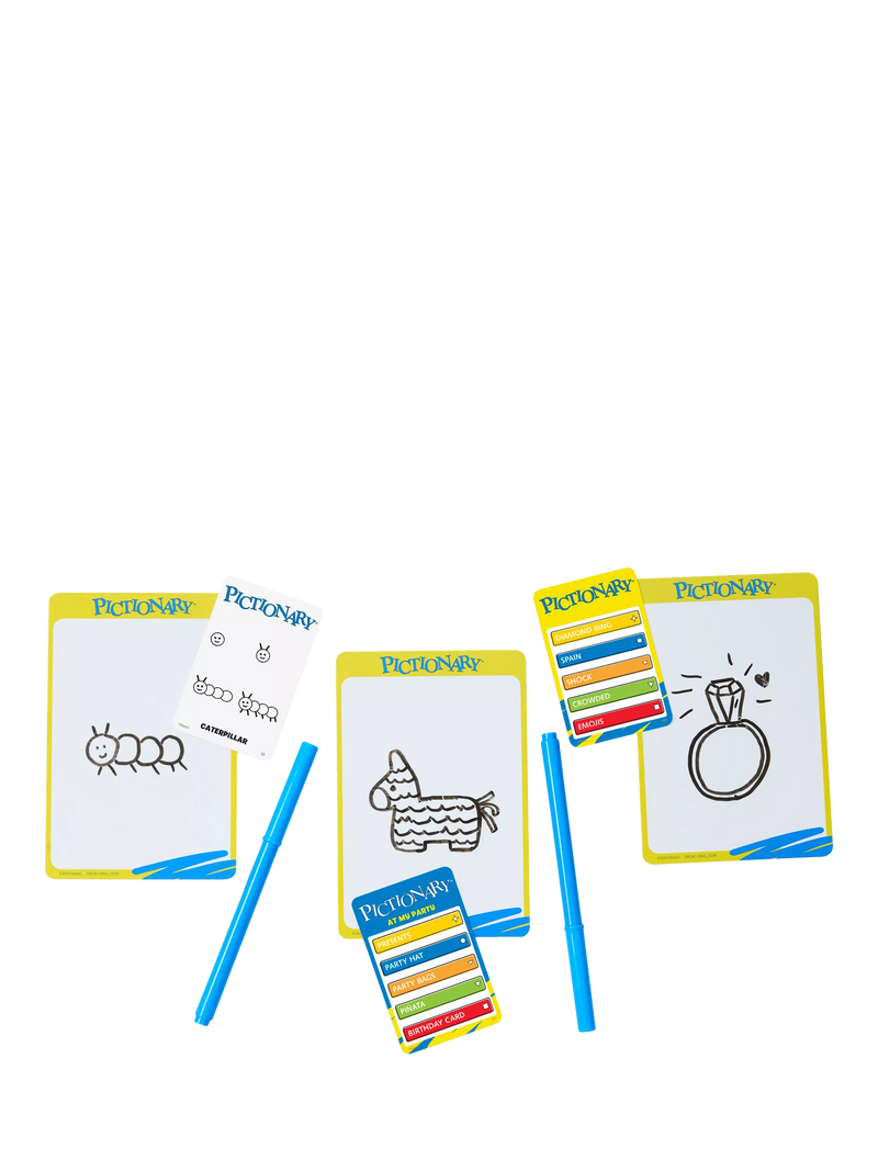 Mattel Pictionary board game (British brand)