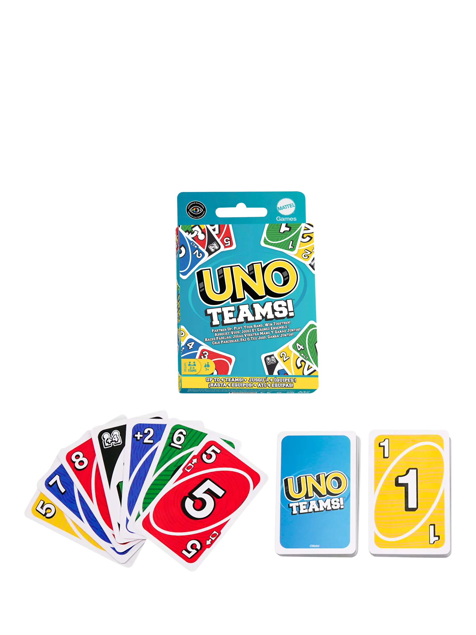 Mattel UNO Teams card game, UK version