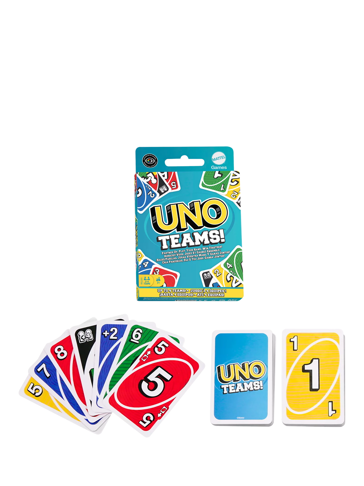 Mattel UNO Teams card game, UK version