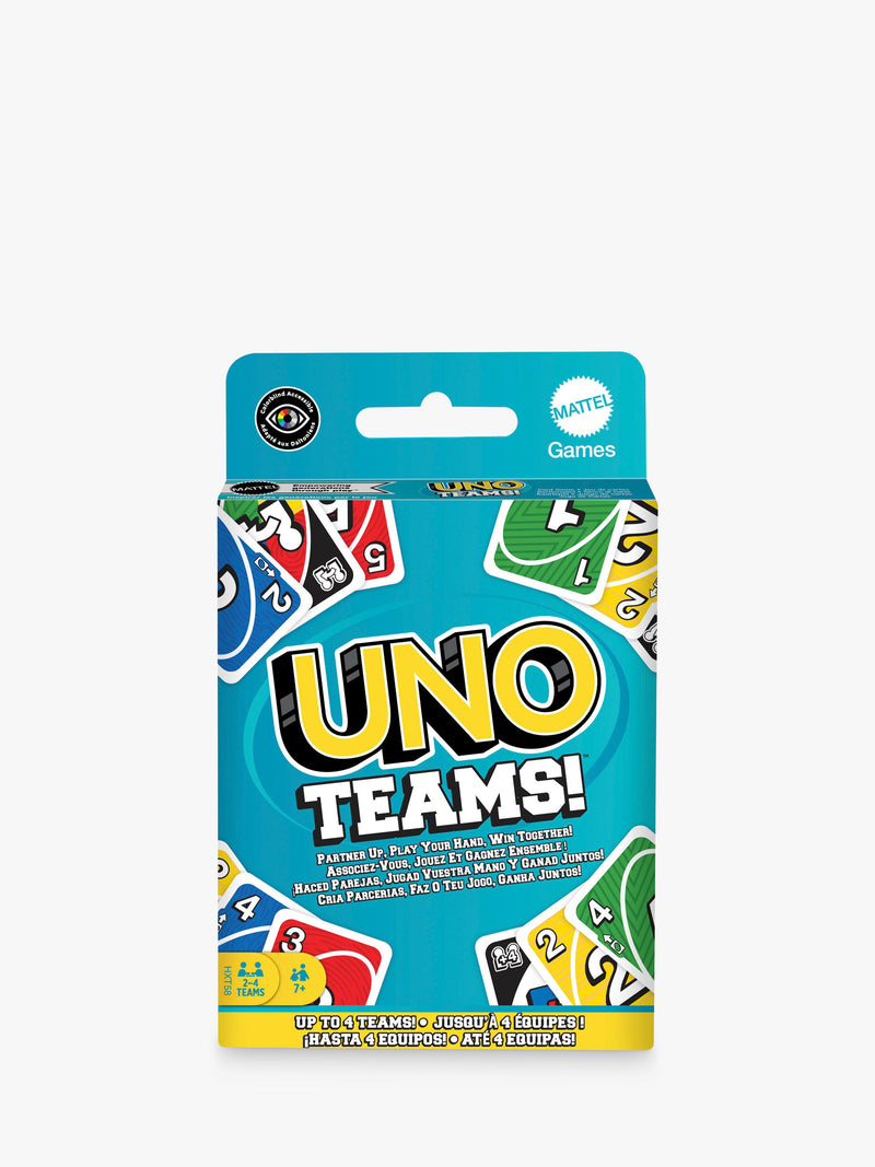 Mattel UNO Teams card game, UK version