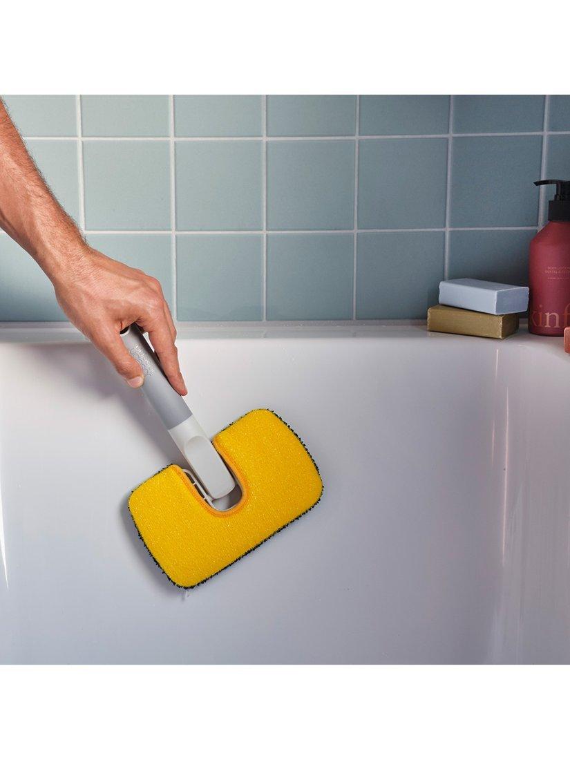 Joseph Joseph CleanTech Surface Scrubber, Light Stone