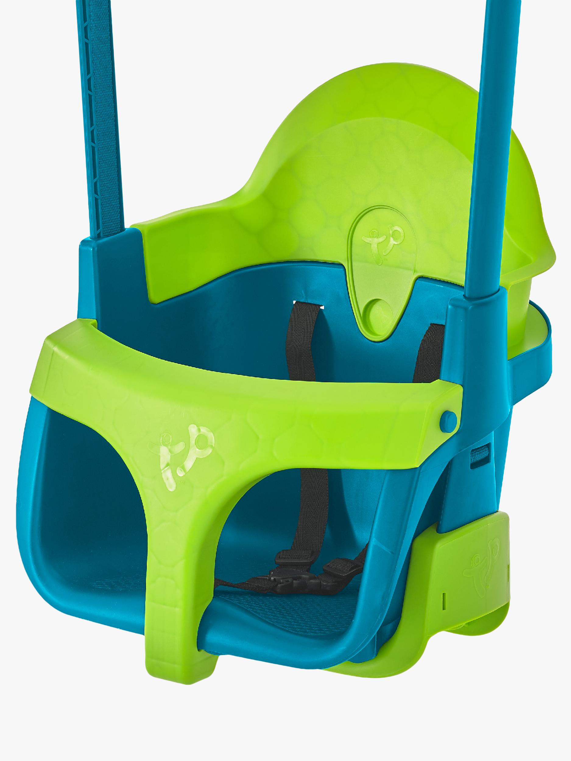 TP Toys toddler wooden swing set with slide and sandpit (British brand)