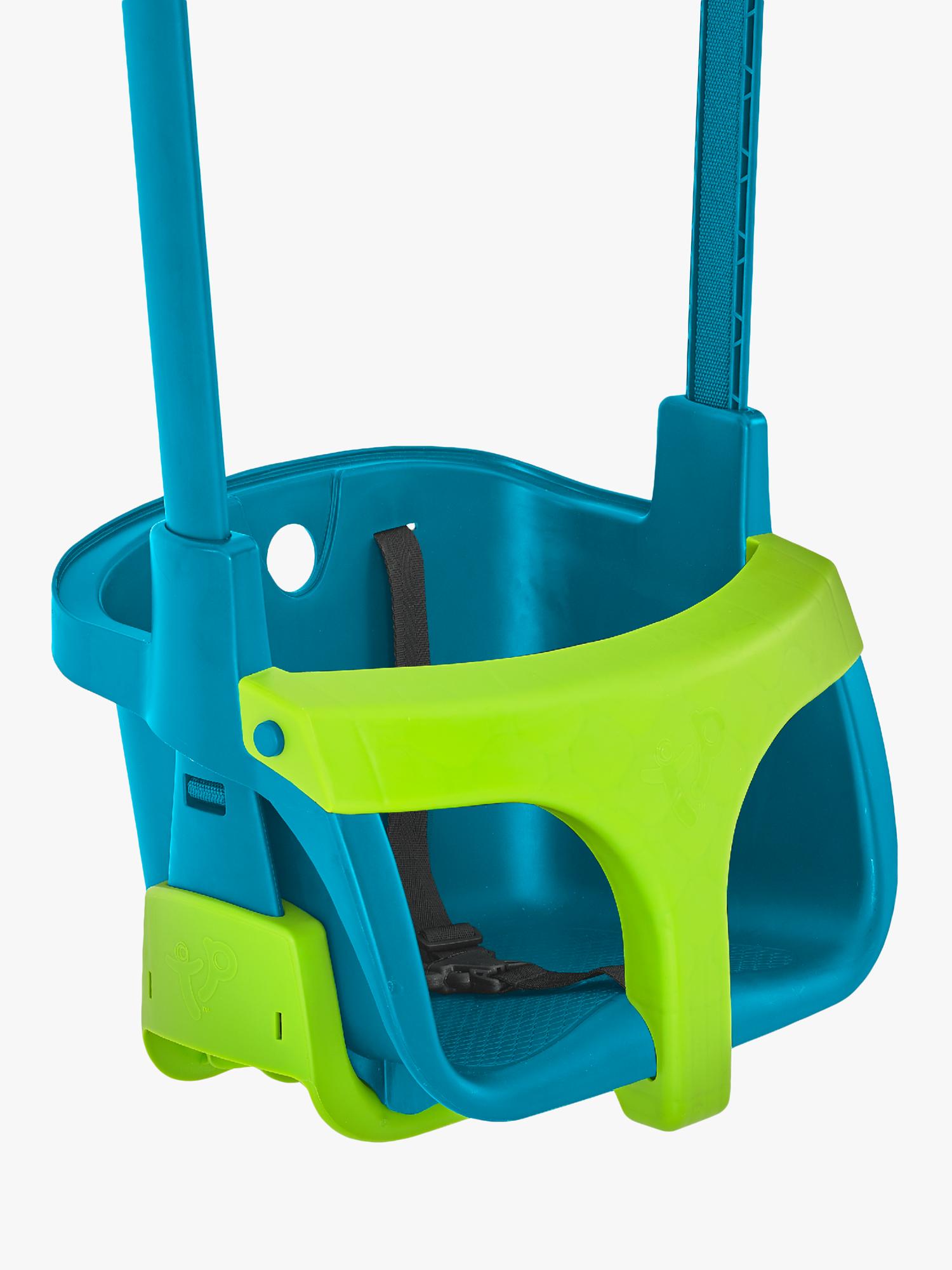TP Toys toddler wooden swing set with slide and sandpit (British brand)