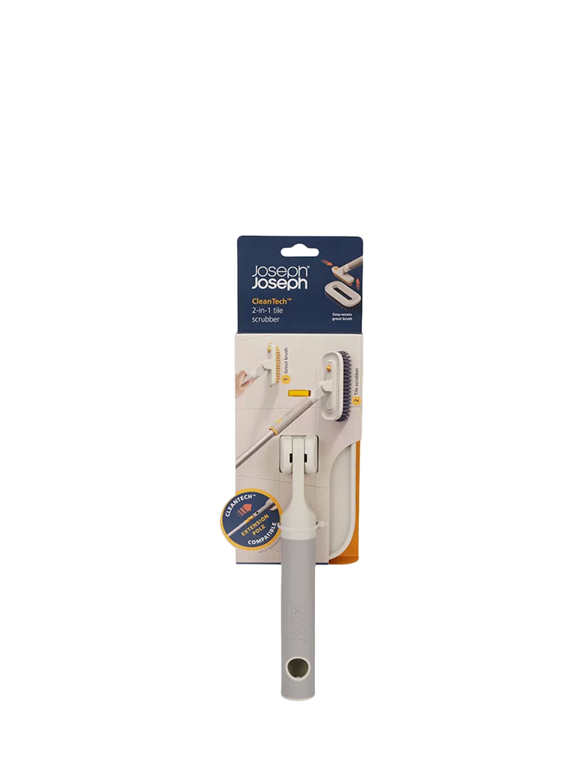 Joseph Joseph CleanTech tile scrubber Light Stone (British brand)