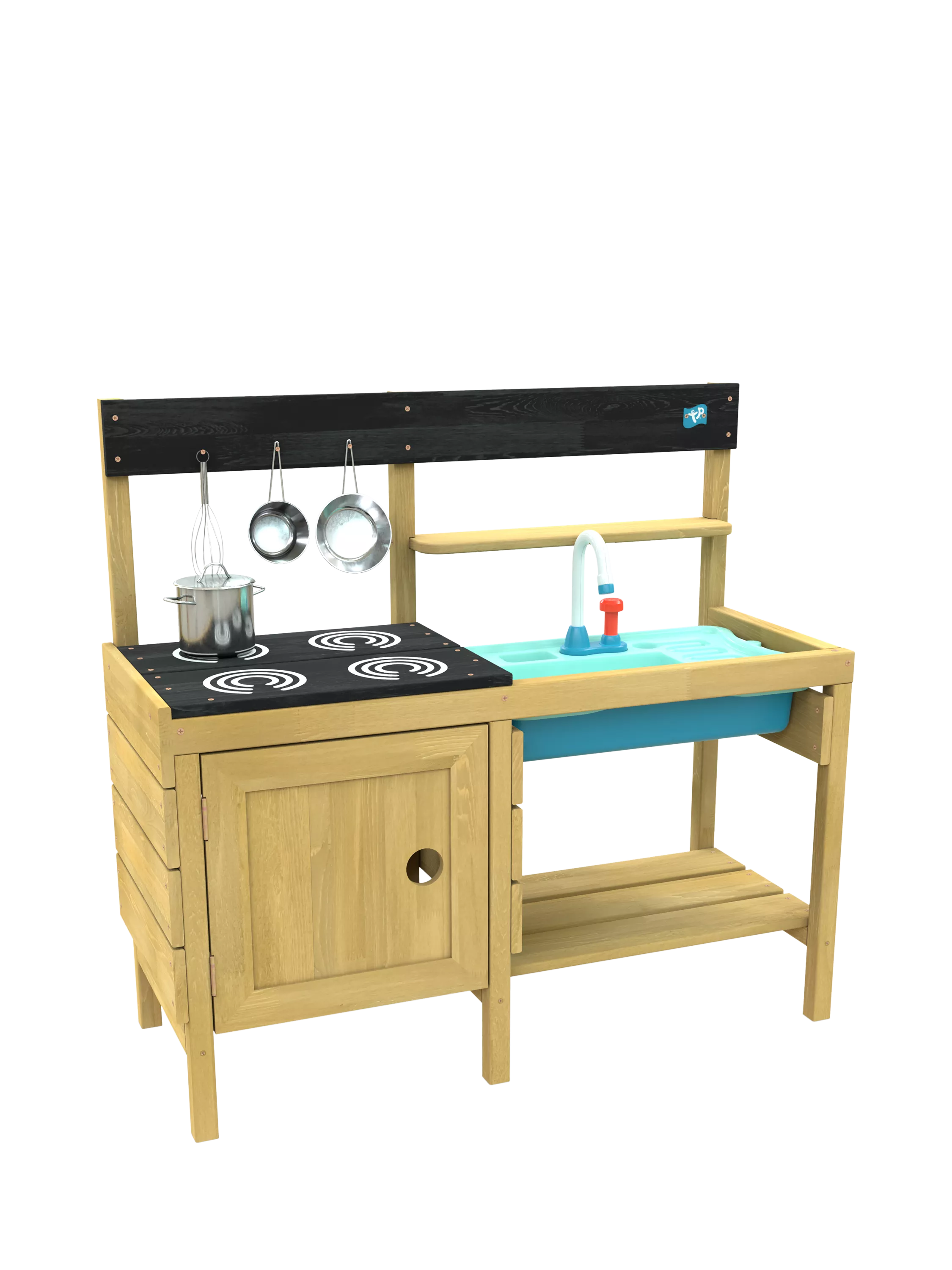 TP Toys Junior Chef Wooden Mud Kitchen outdoor playset - British product