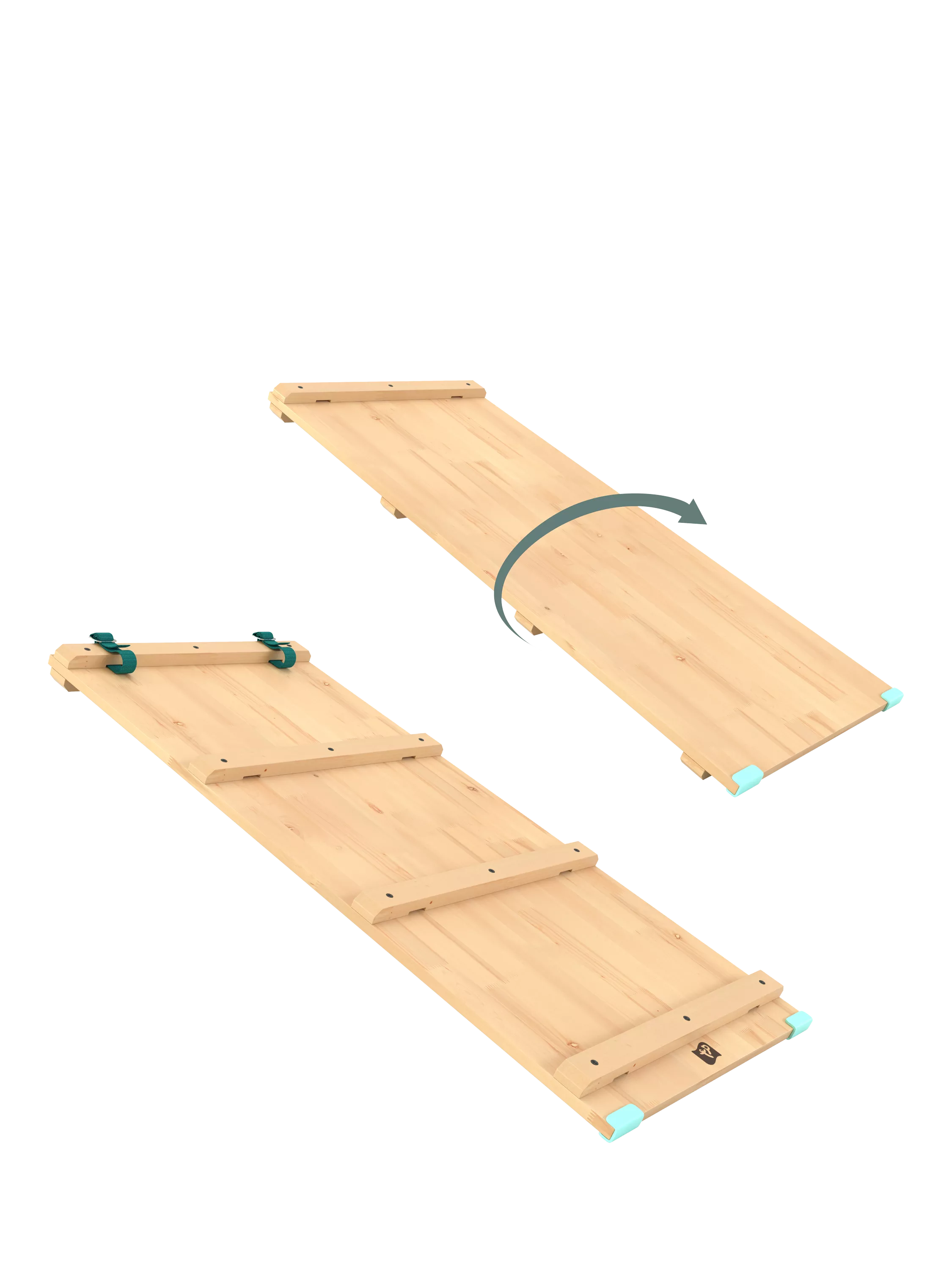 TP Toys Active Tots Wooden Bridge and Slide - British product