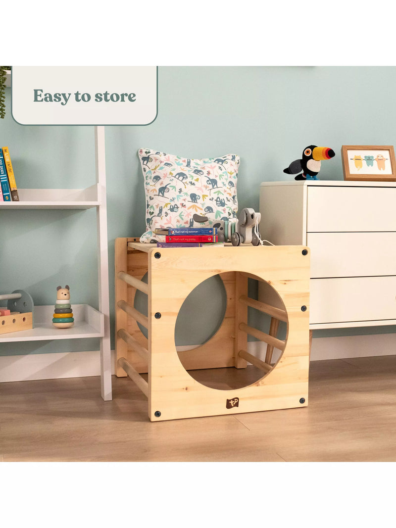 TP Toys Active Tots Wooden Climbing Cube, imported from the UK
