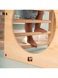 TP Toys wooden climbing cube with bridge and slide (British brand)