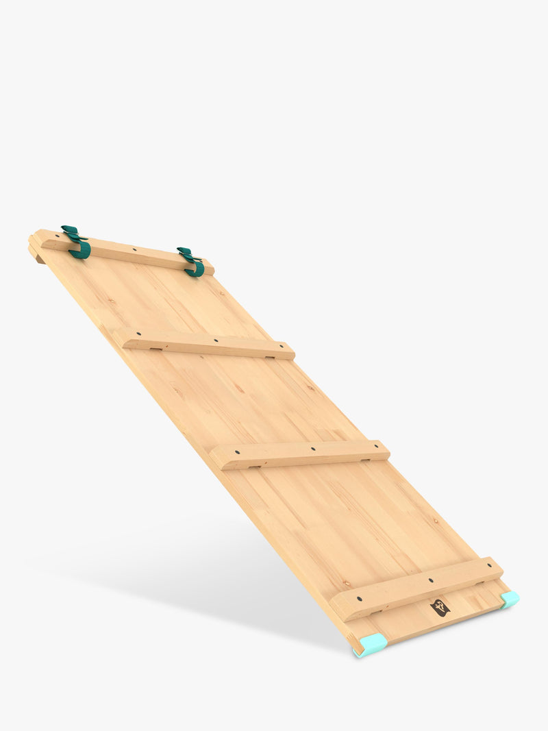 TP Toys wooden climbing cube with bridge and slide (British brand)