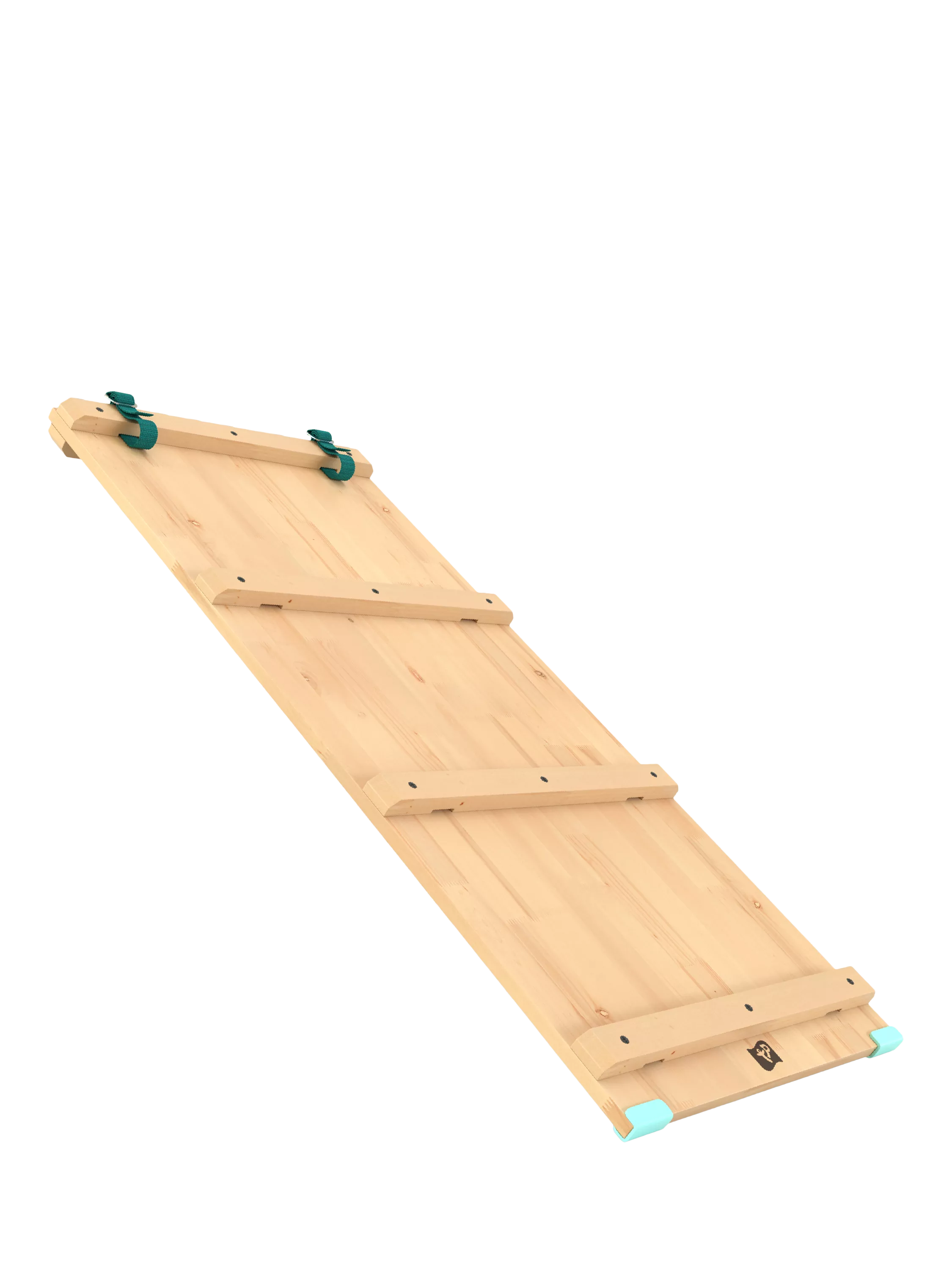 TP Toys wooden climbing cube with bridge and slide (British brand)