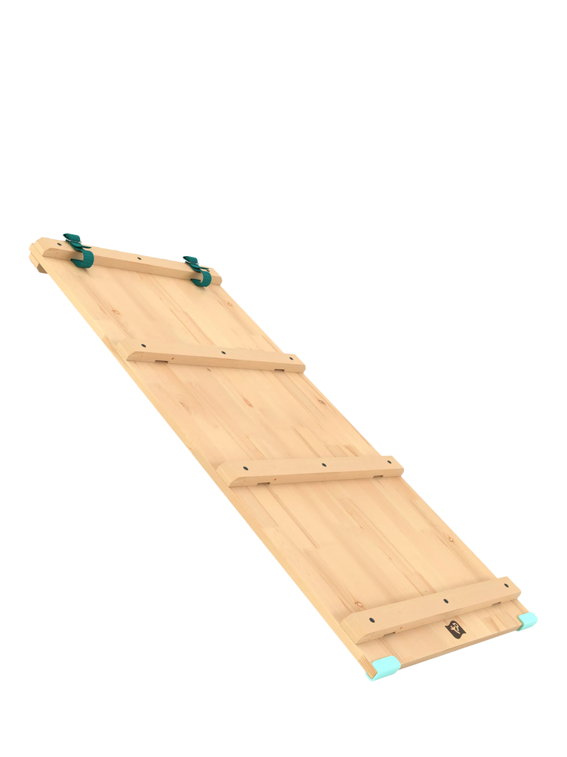 TP Toys wooden climbing cube with bridge and slide (British brand)