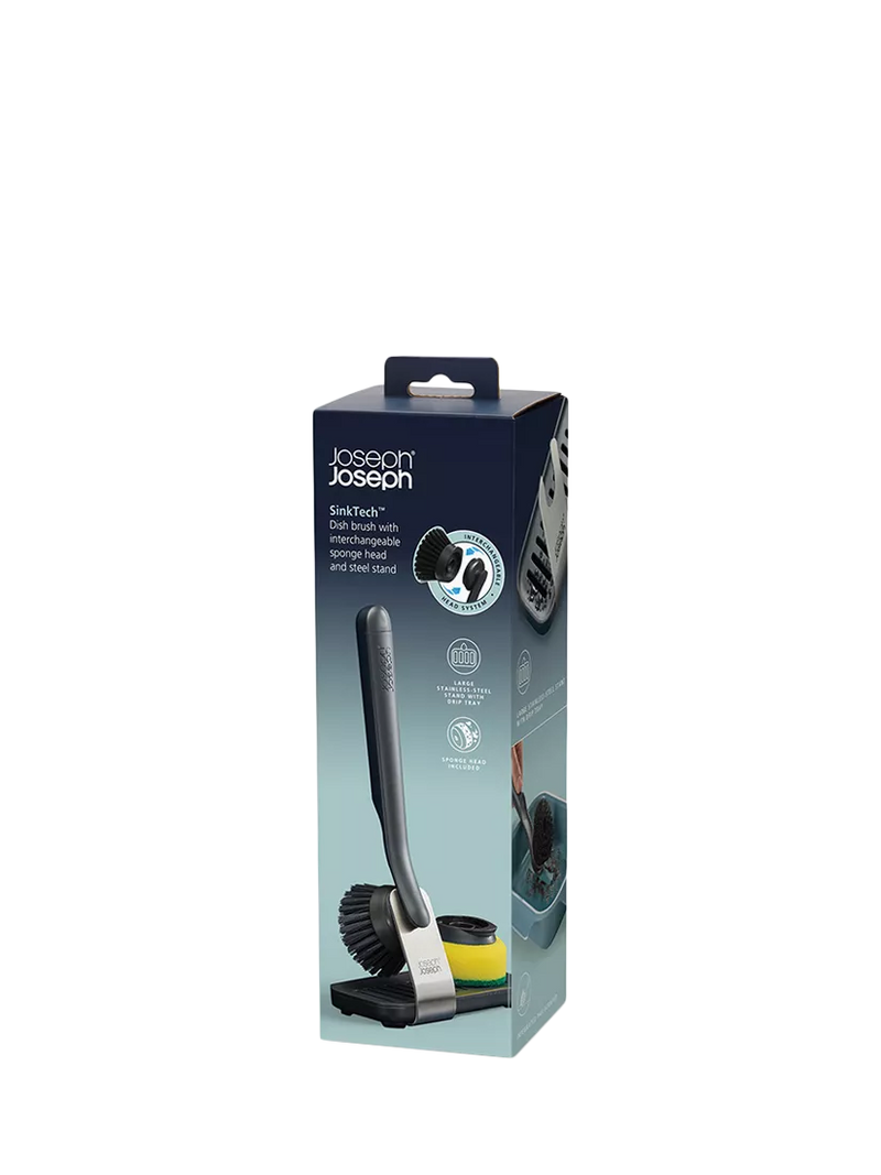 Joseph Joseph SinkTech washing-up brush with stand (British brand)