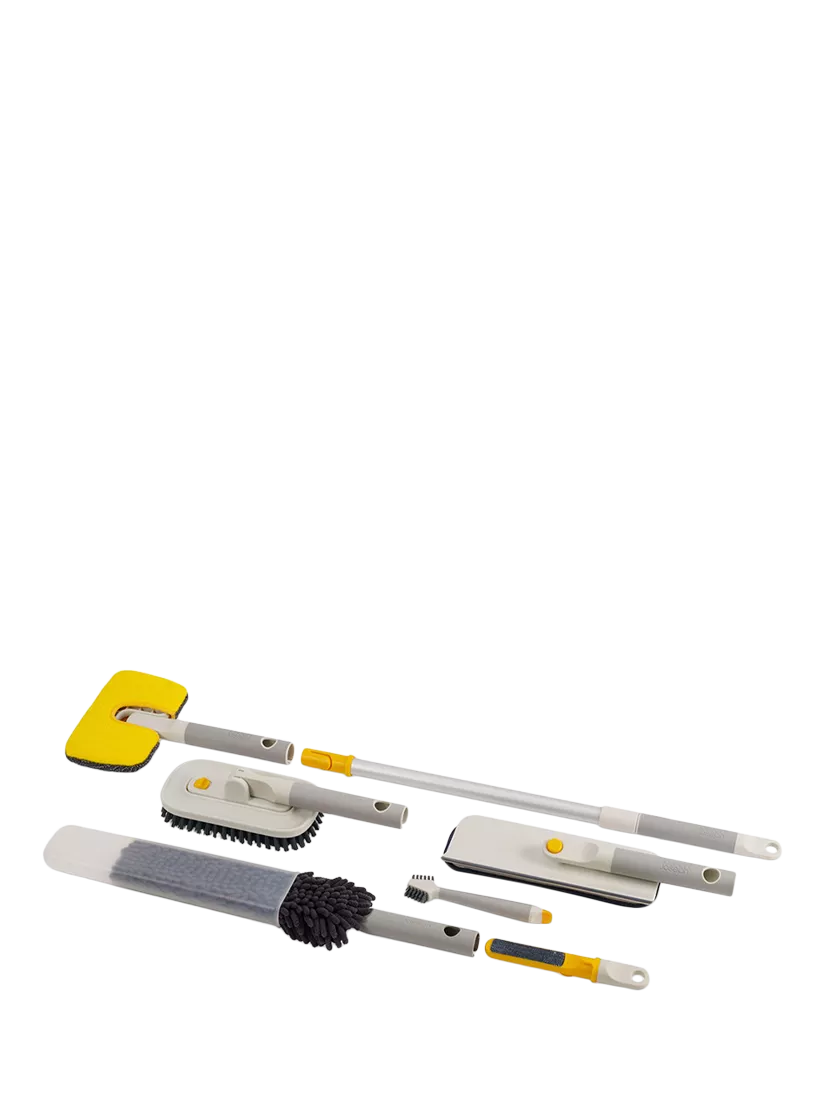 Joseph Joseph deep cleaning set with telescopic pole and multiple tools, UK version