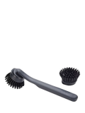 Joseph Joseph washing up brush with replacement head in graphite, UK version