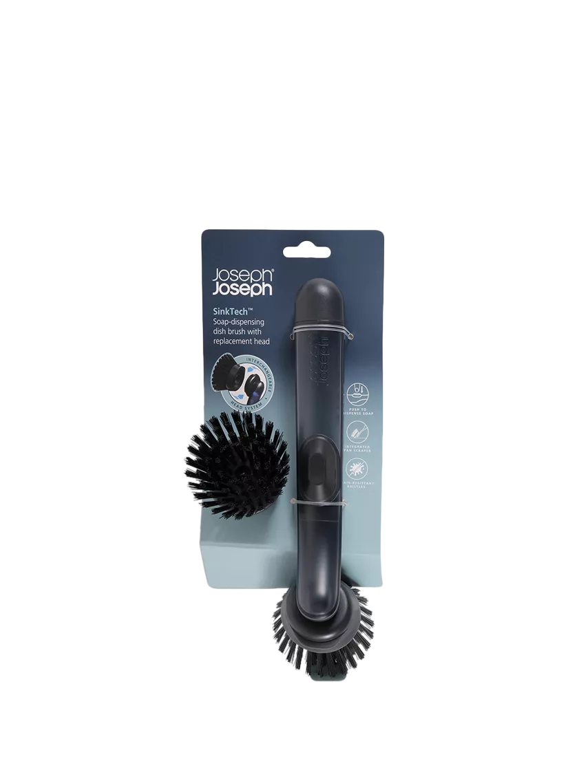 Joseph Joseph SinkTech soap dispensing brush graphite, UK version