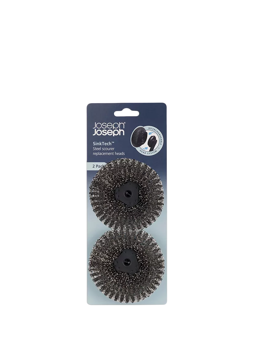 Joseph Joseph steel scourer heads pack of 2, UK version