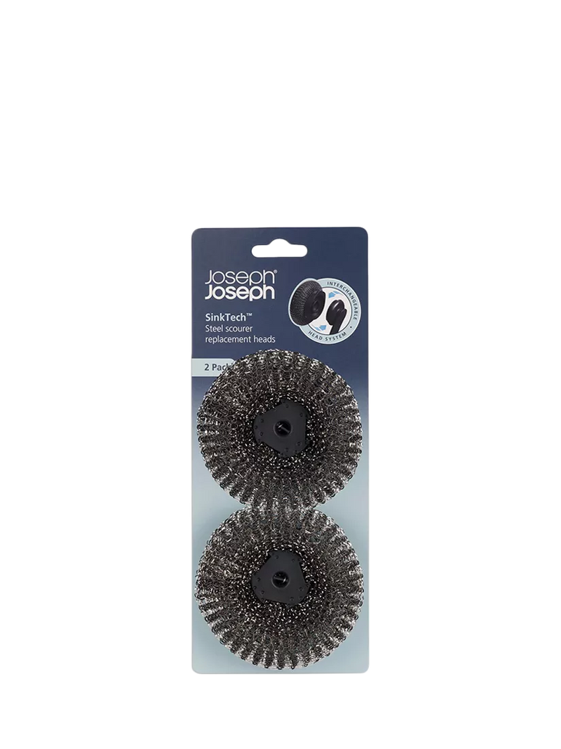 Joseph Joseph steel scourer heads pack of 2, UK version