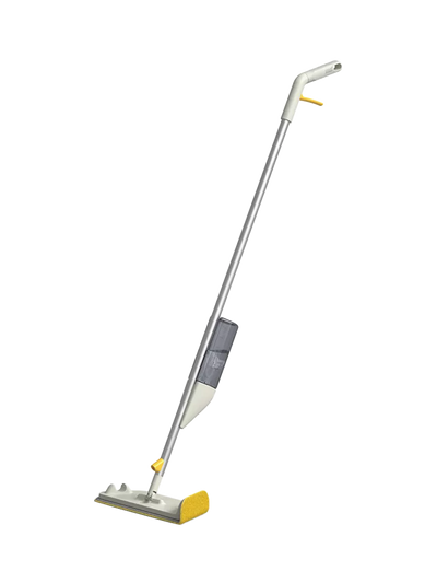 John Lewis Joseph Joseph Spray Mop with Scrub Pad Light Stone Floor Cleaning Mop- Buy online at McGrocer