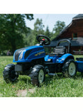 Mookie New Holland pedal tractor with trailer, UK version