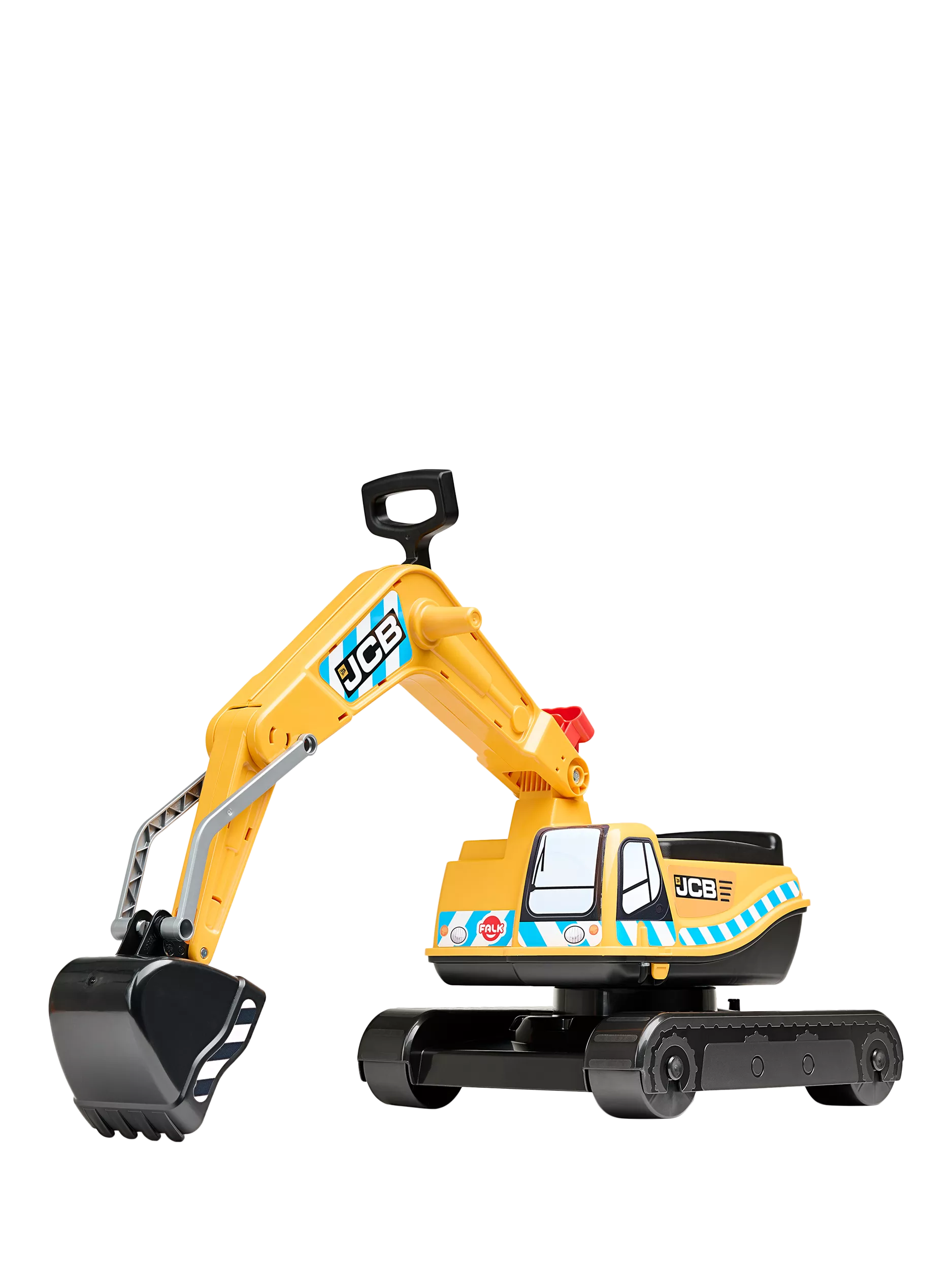 Mookie Fully Articulated JCB Digger ride-on toy, UK version