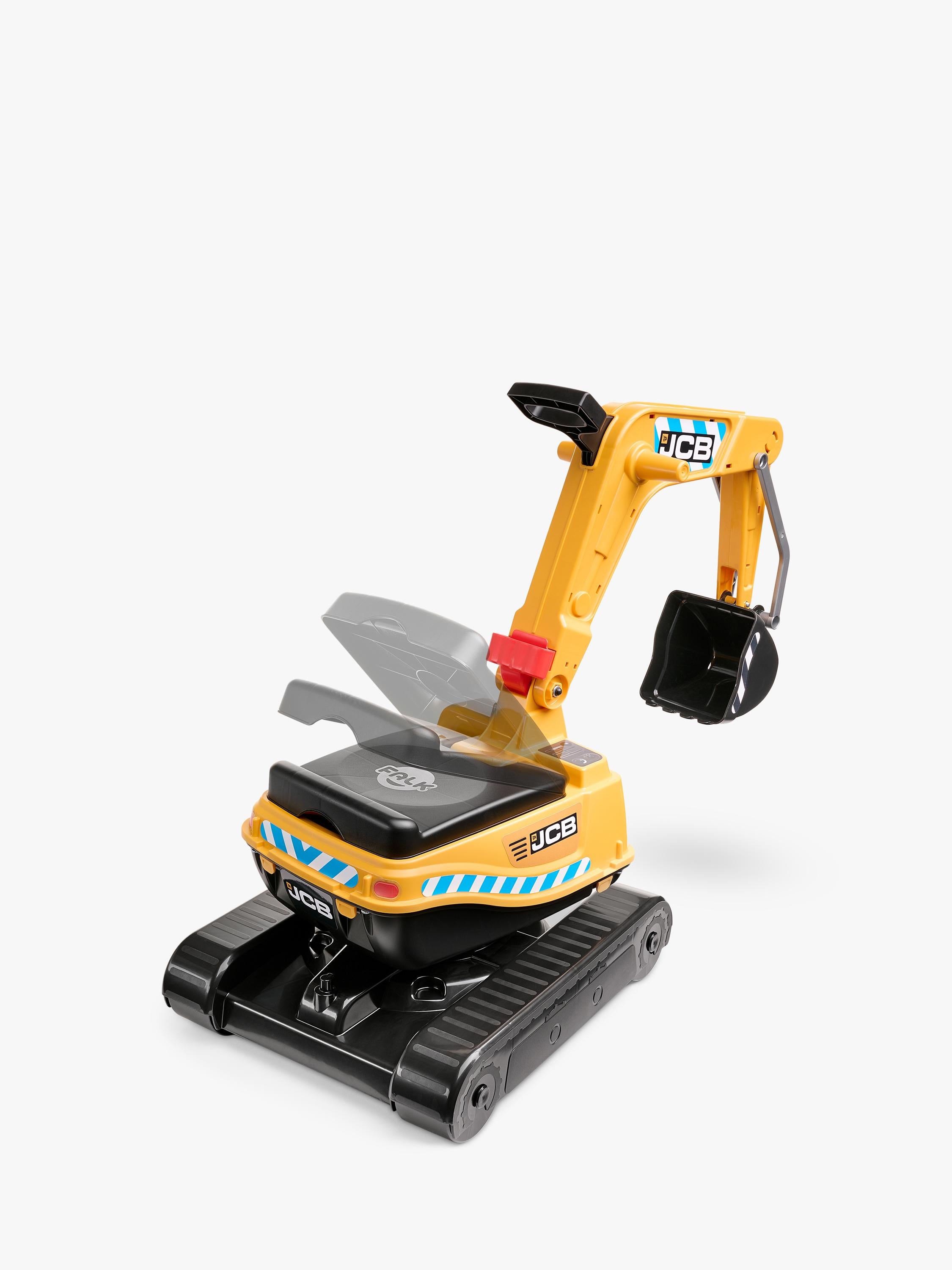 Mookie Fully Articulated JCB Digger ride-on toy, UK version