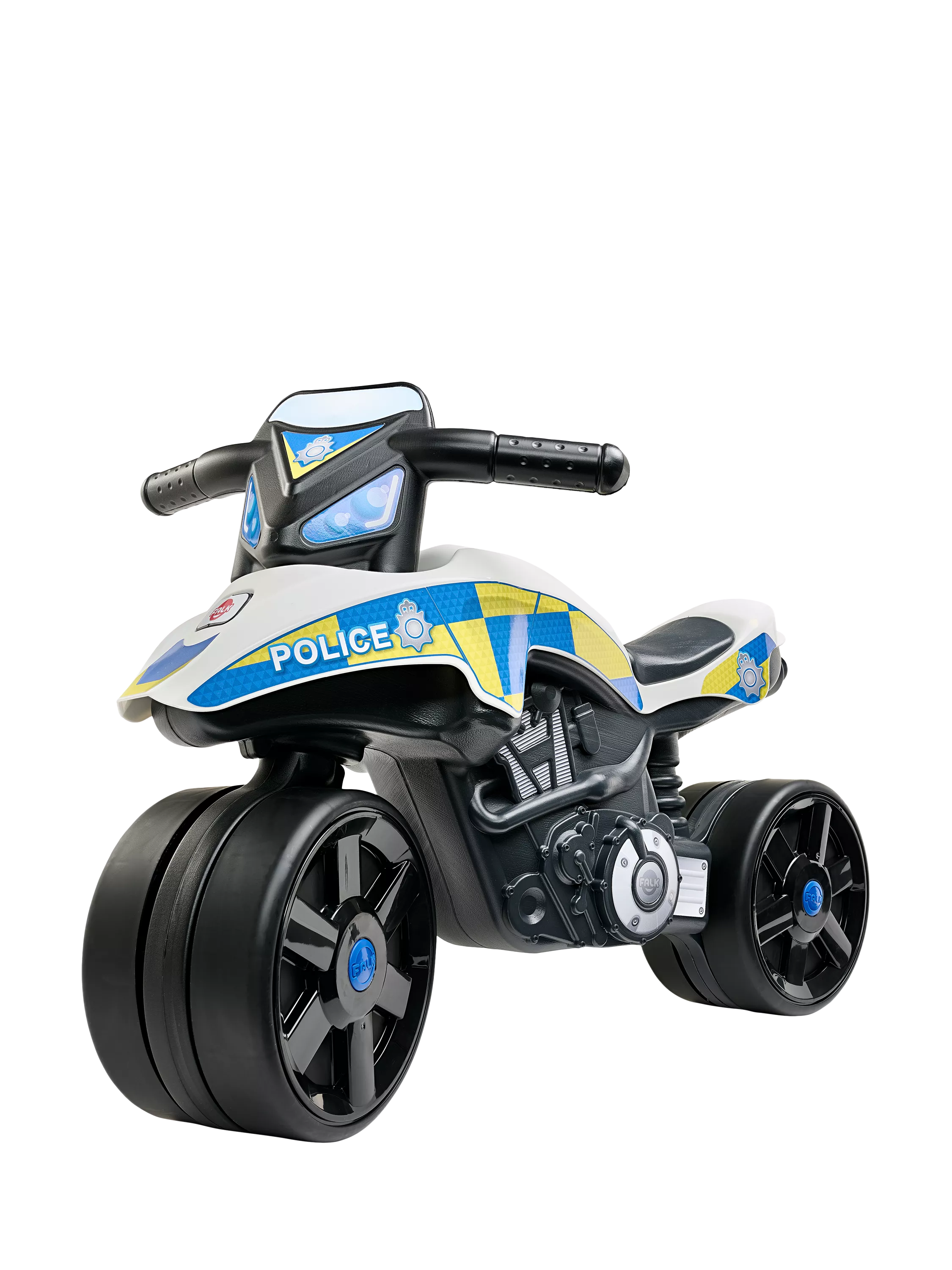 Mookie Falk UK Police ride-on toy motorbike - British product