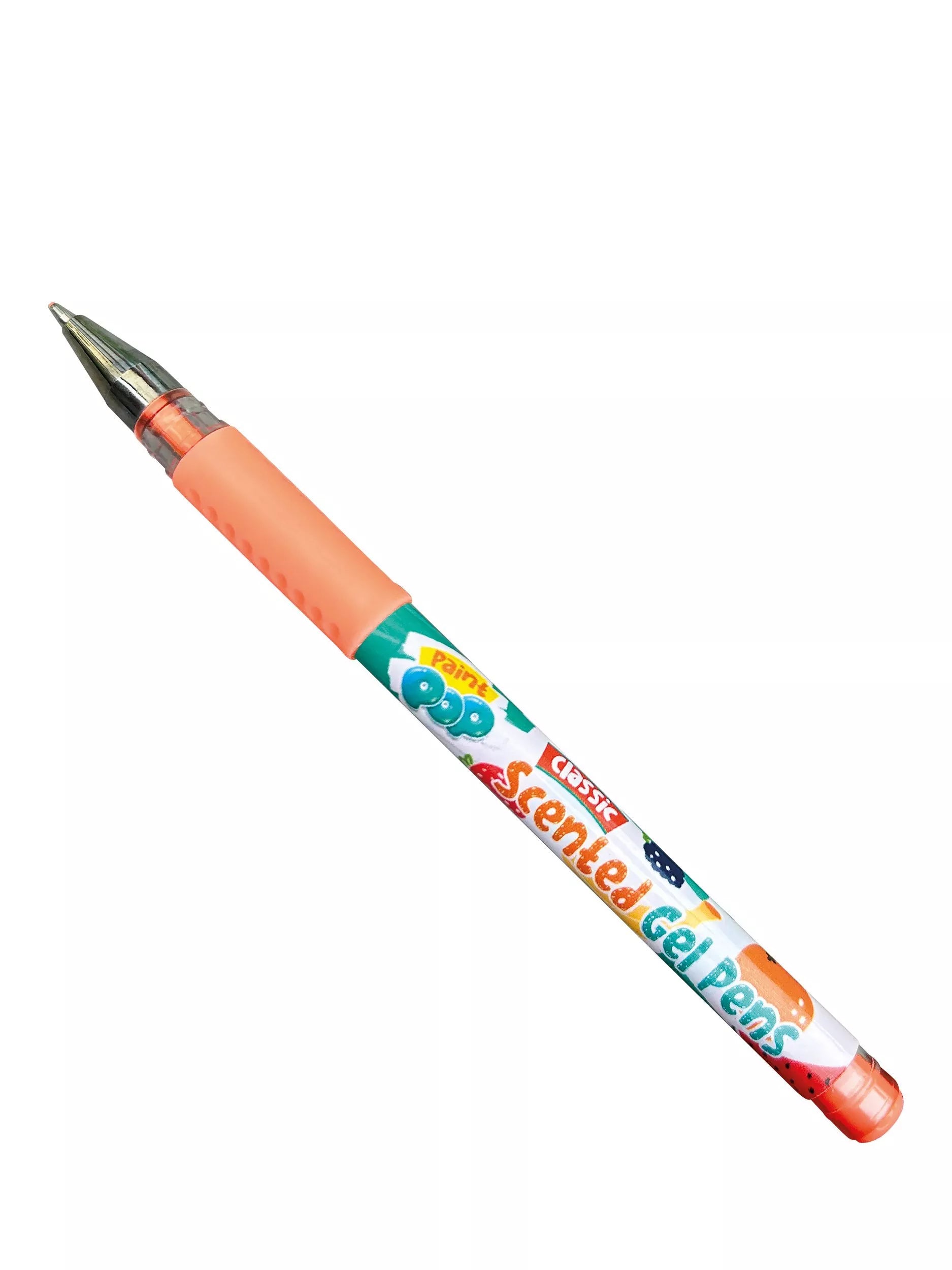 Paint Pop fruity scented gel pens pack of 24 (British brand)