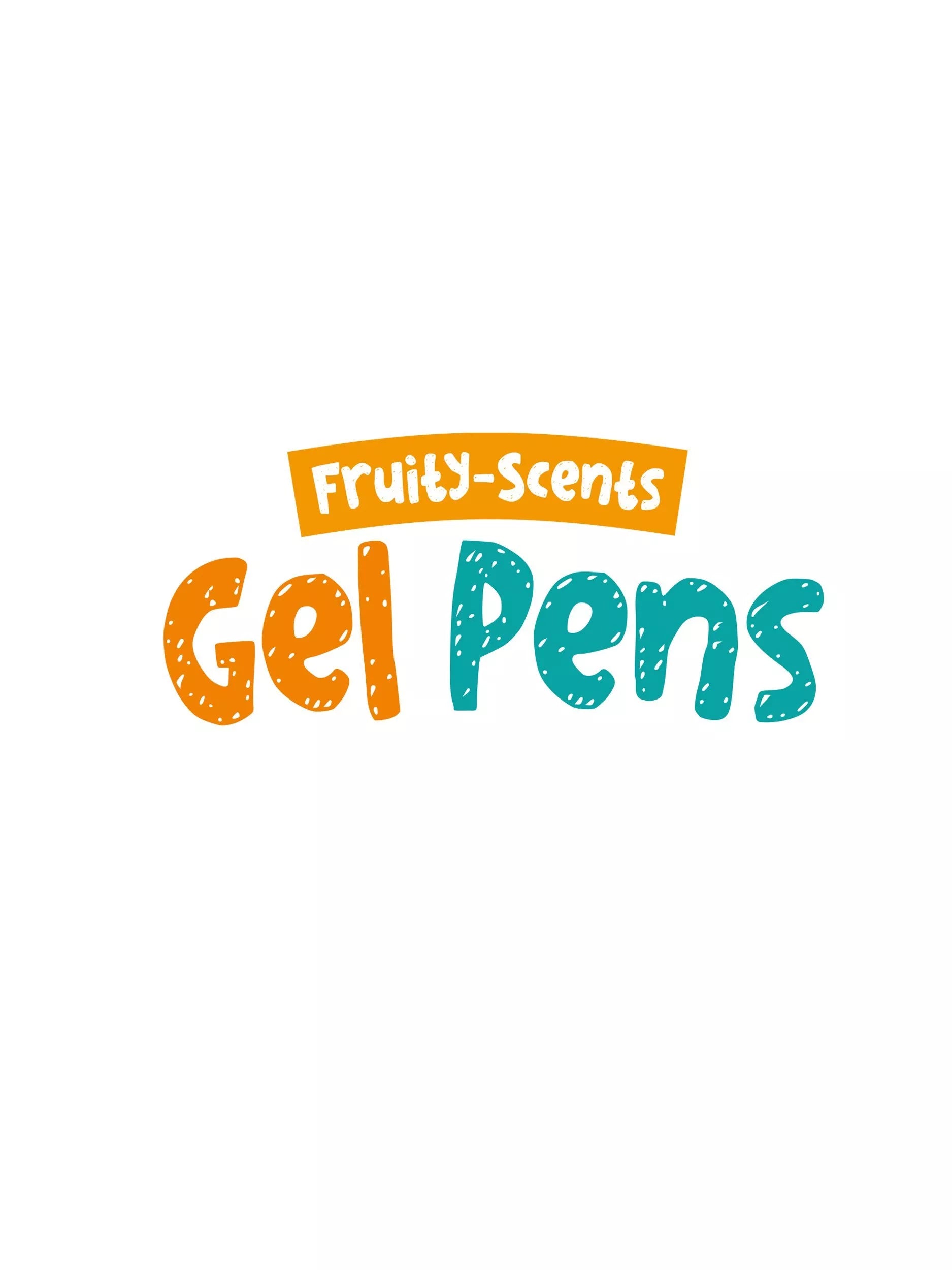 Paint Pop fruity scented gel pens pack of 24 (British brand)