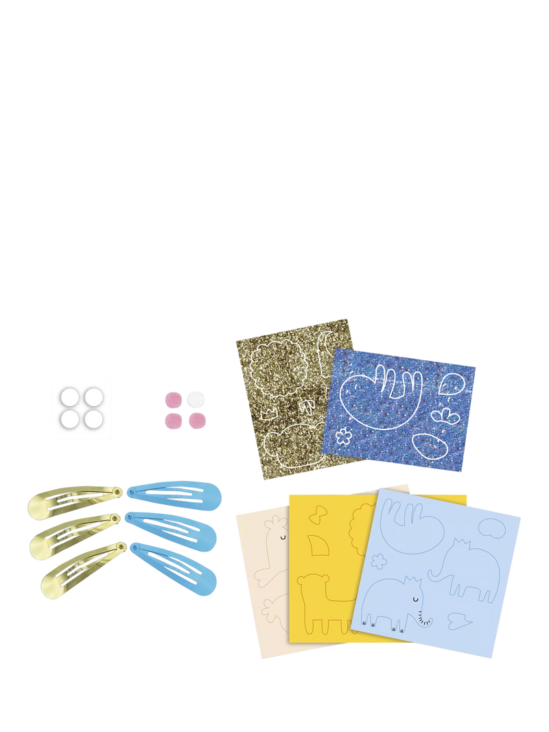 Janod Exotic Jungle hair clips craft kit, UK version