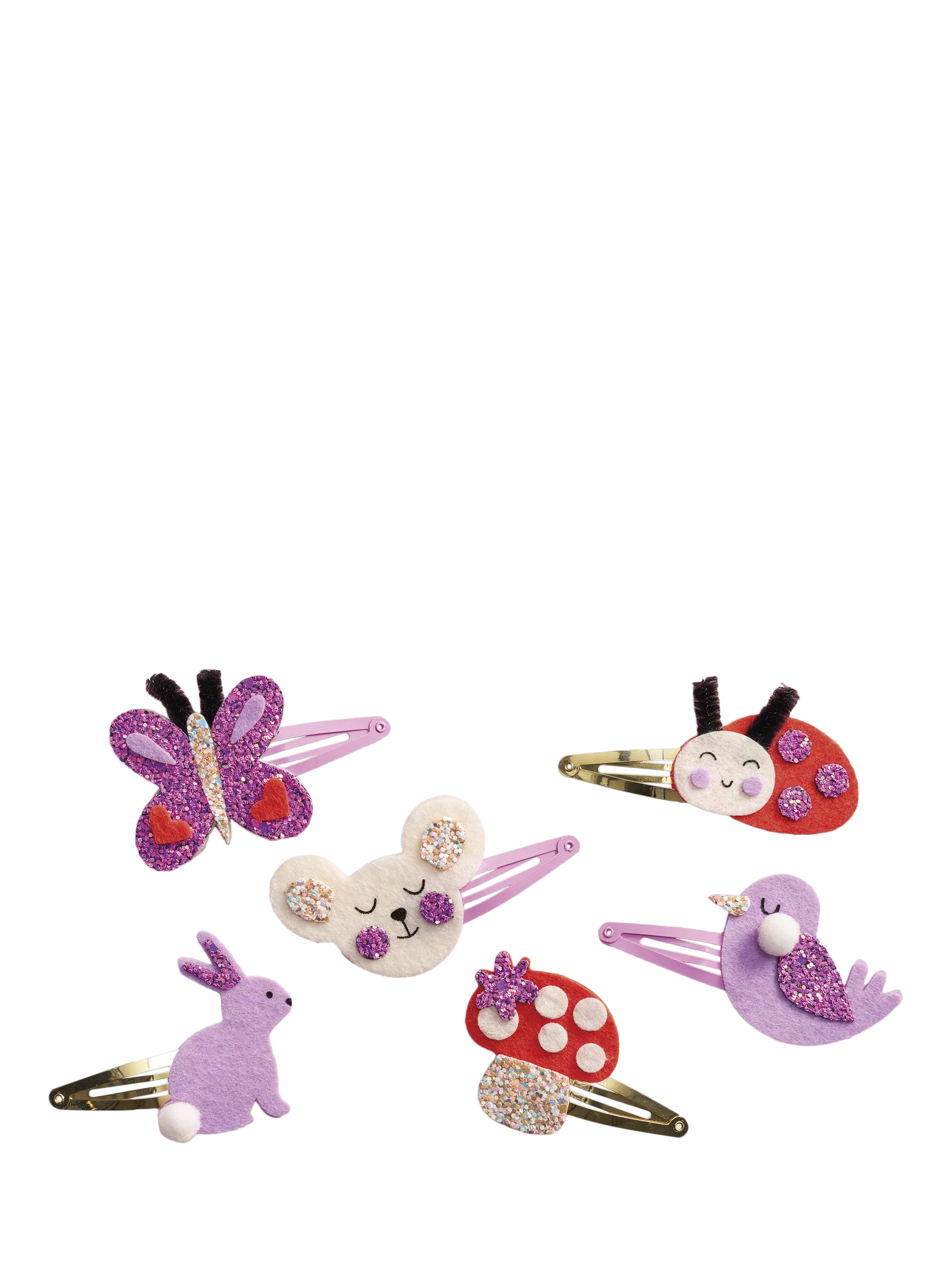 Janod kids hair clips craft kit flower garden, imported from the UK