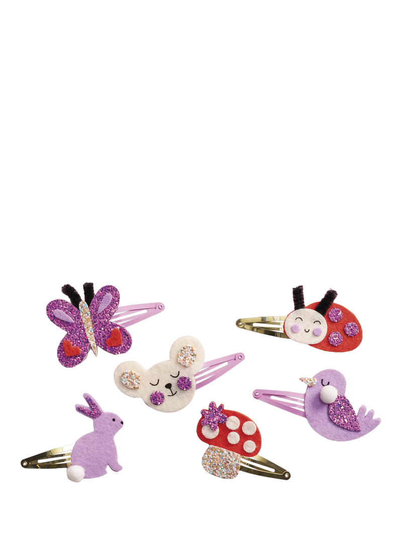 Janod kids hair clips craft kit flower garden, imported from the UK