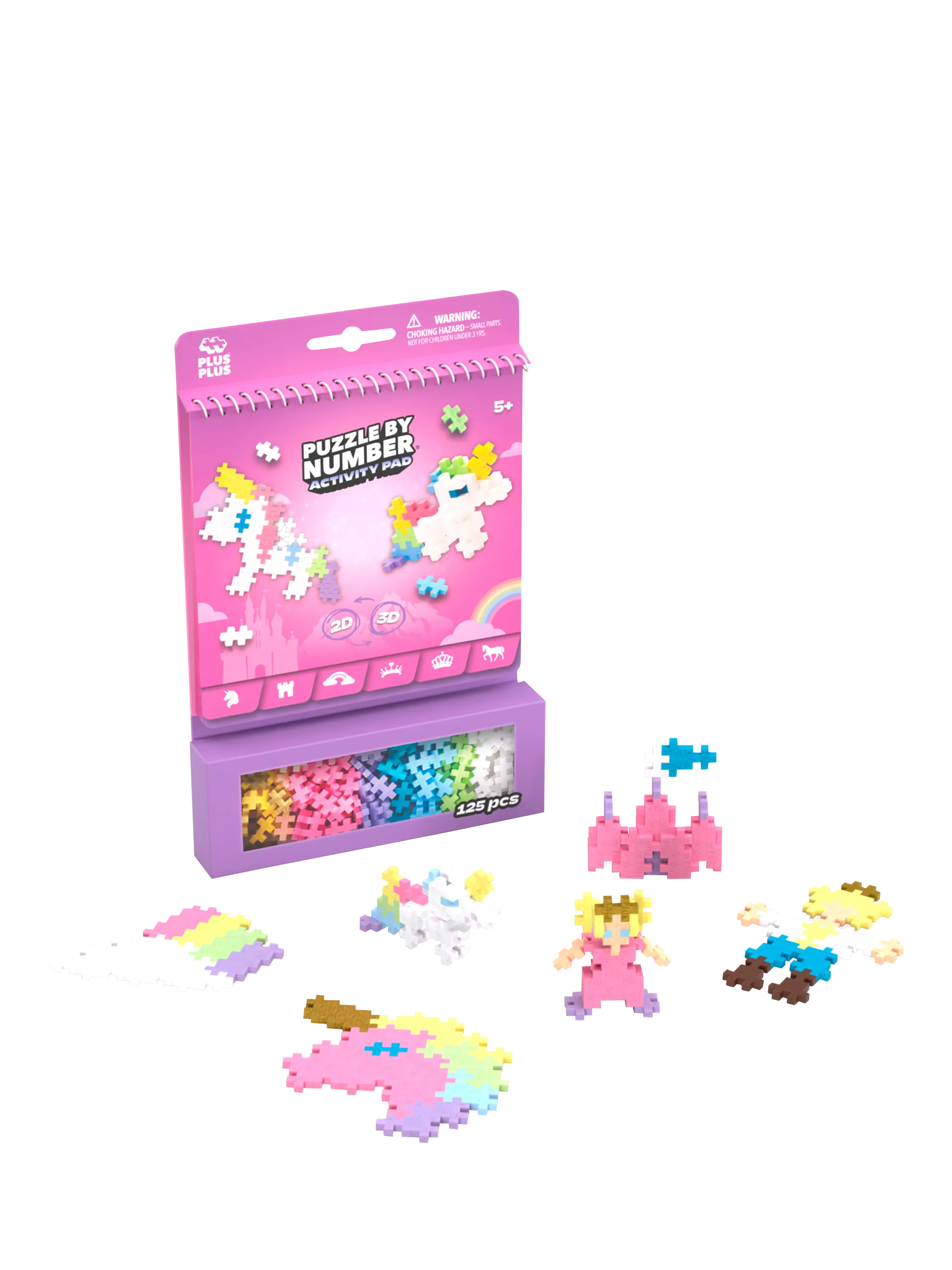 Plus-Plus Fairy Tale puzzle 125 pieces, UK version
