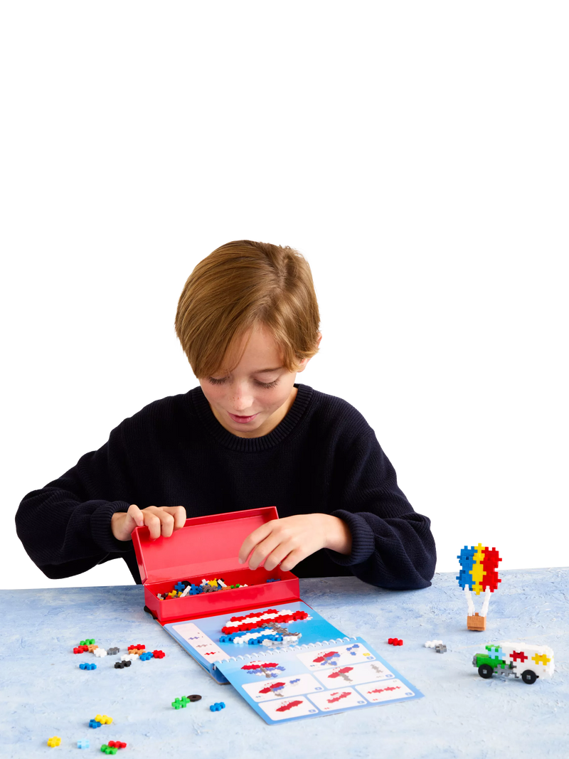 Plus-Plus Puzzle by Number Transportation Activity Pad 125 pieces (British brand)
