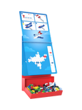 Plus-Plus Puzzle by Number Transportation Activity Pad 125 pieces (British brand)