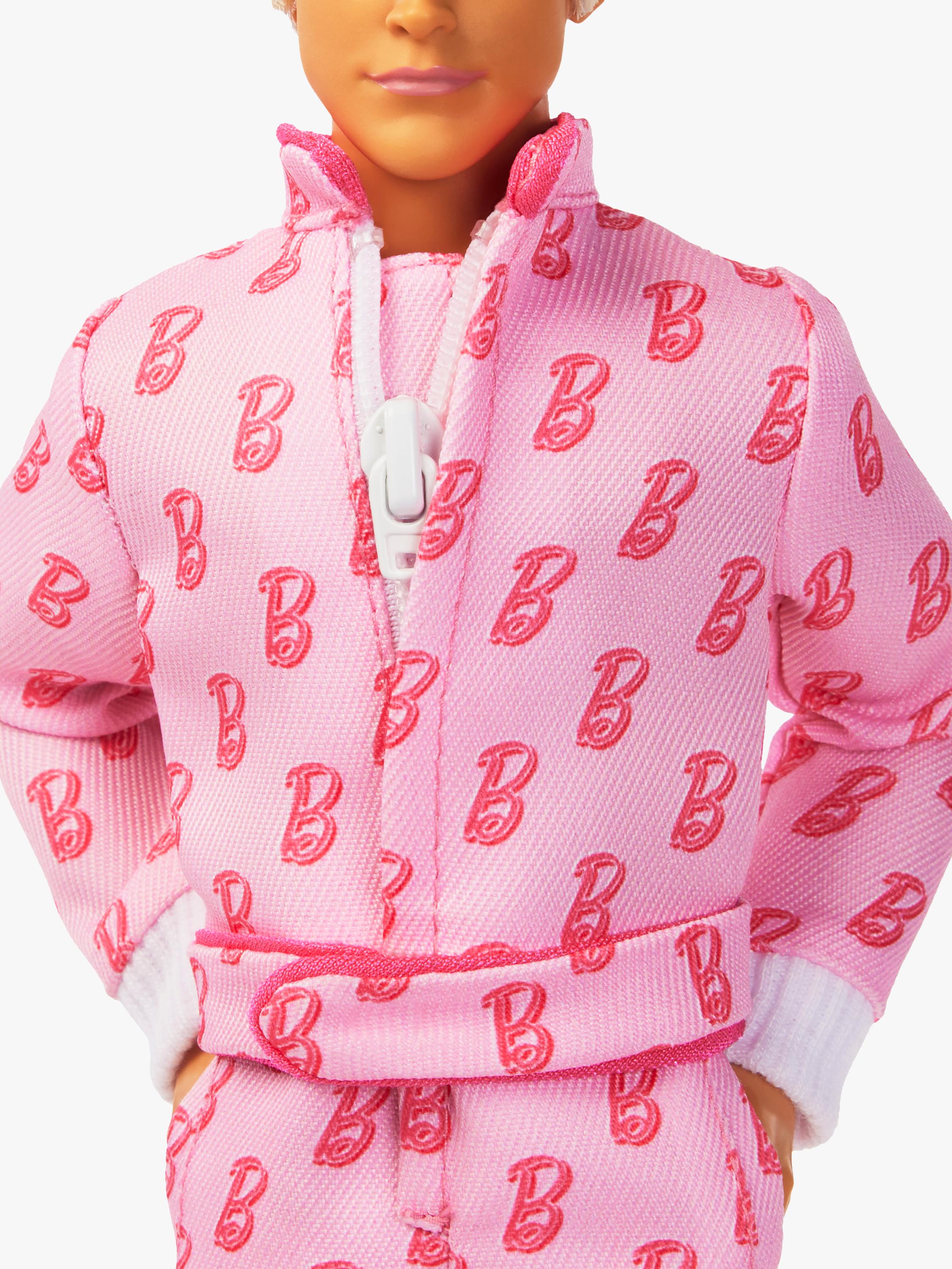 Barbie Ken doll pink jumpsuit roller skates, imported from the UK