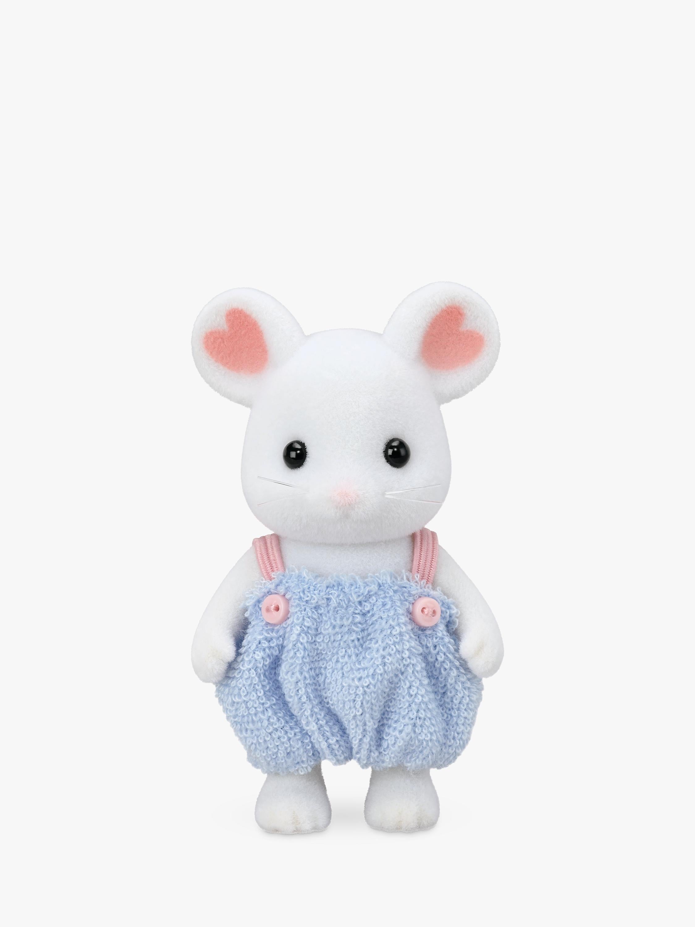 Sylvanian Families Bath Time Bubble Siblings set with Marshmallow Mouse figures - British product