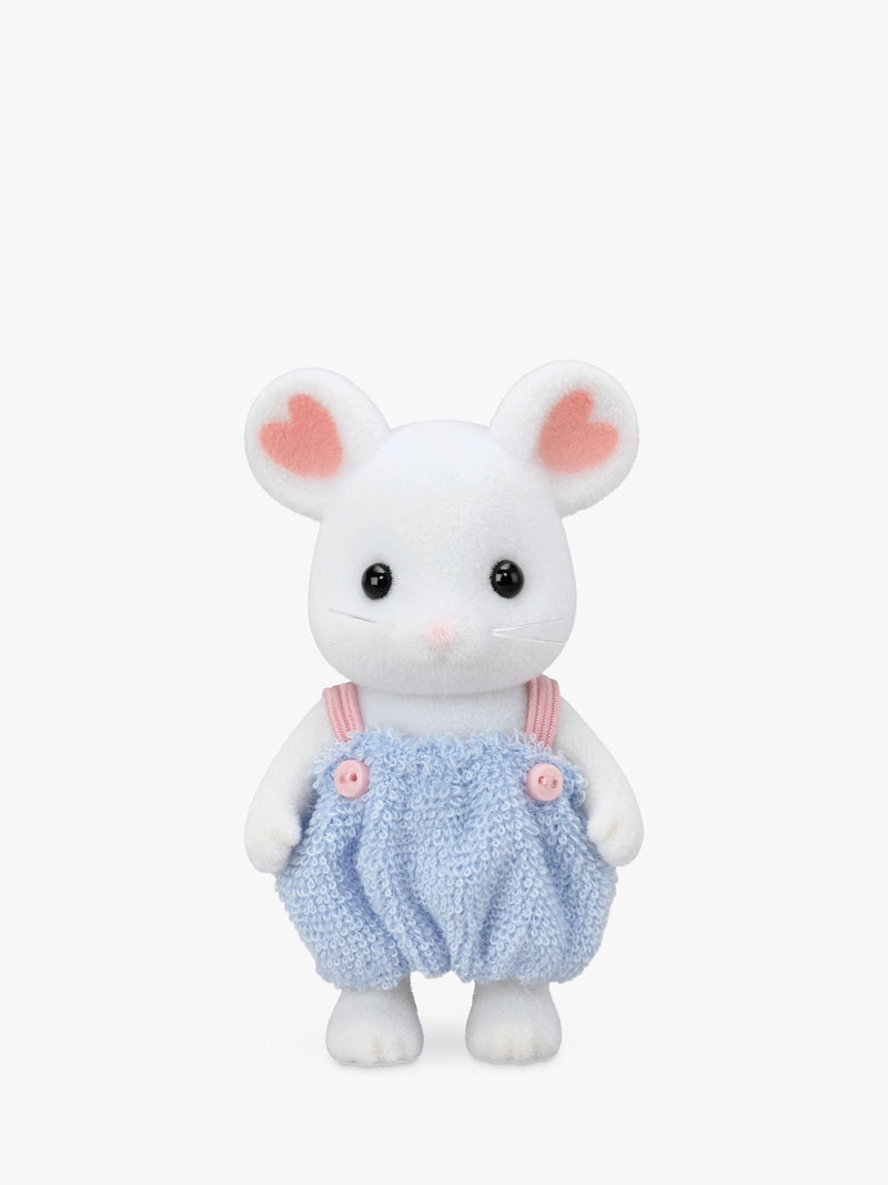 Sylvanian Families Bath Time Bubble Siblings set with Marshmallow Mouse figures - British product