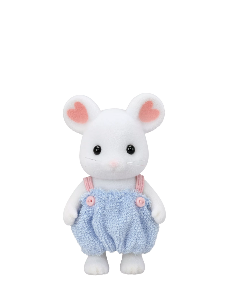 Sylvanian Families Bath Time Bubble Siblings set with Marshmallow Mouse figures - British product