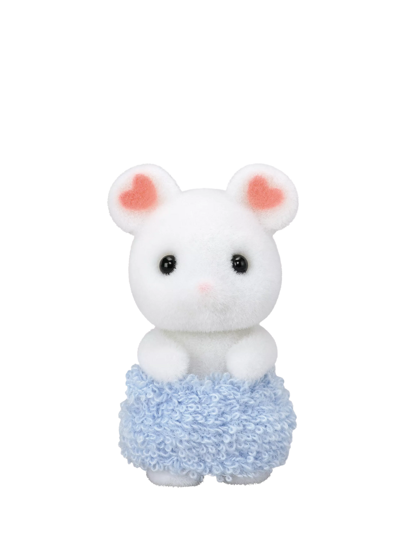 Sylvanian Families Bath Time Bubble Siblings set with Marshmallow Mouse figures - British product