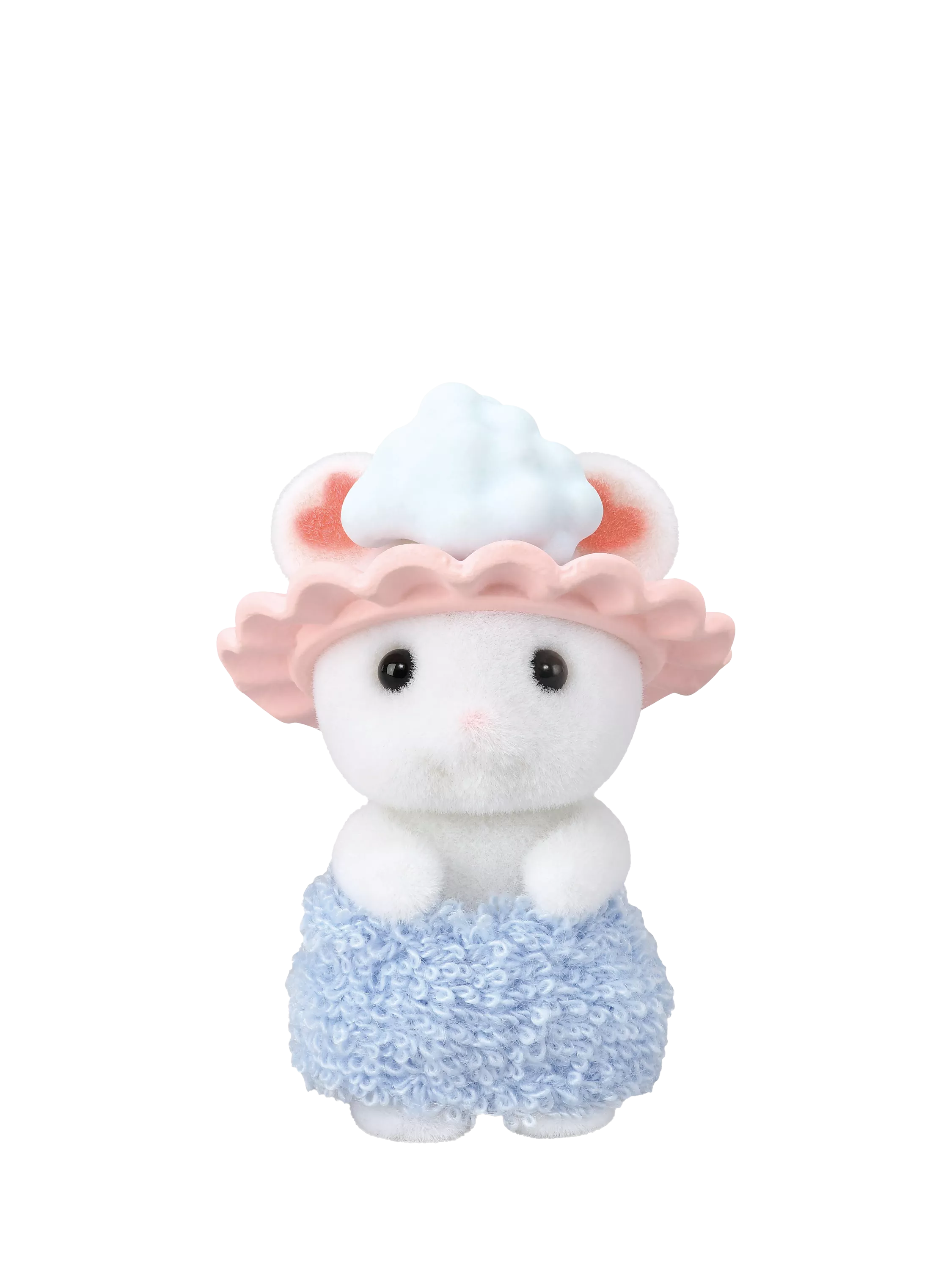 Sylvanian Families Bath Time Bubble Siblings set with Marshmallow Mouse figures - British product