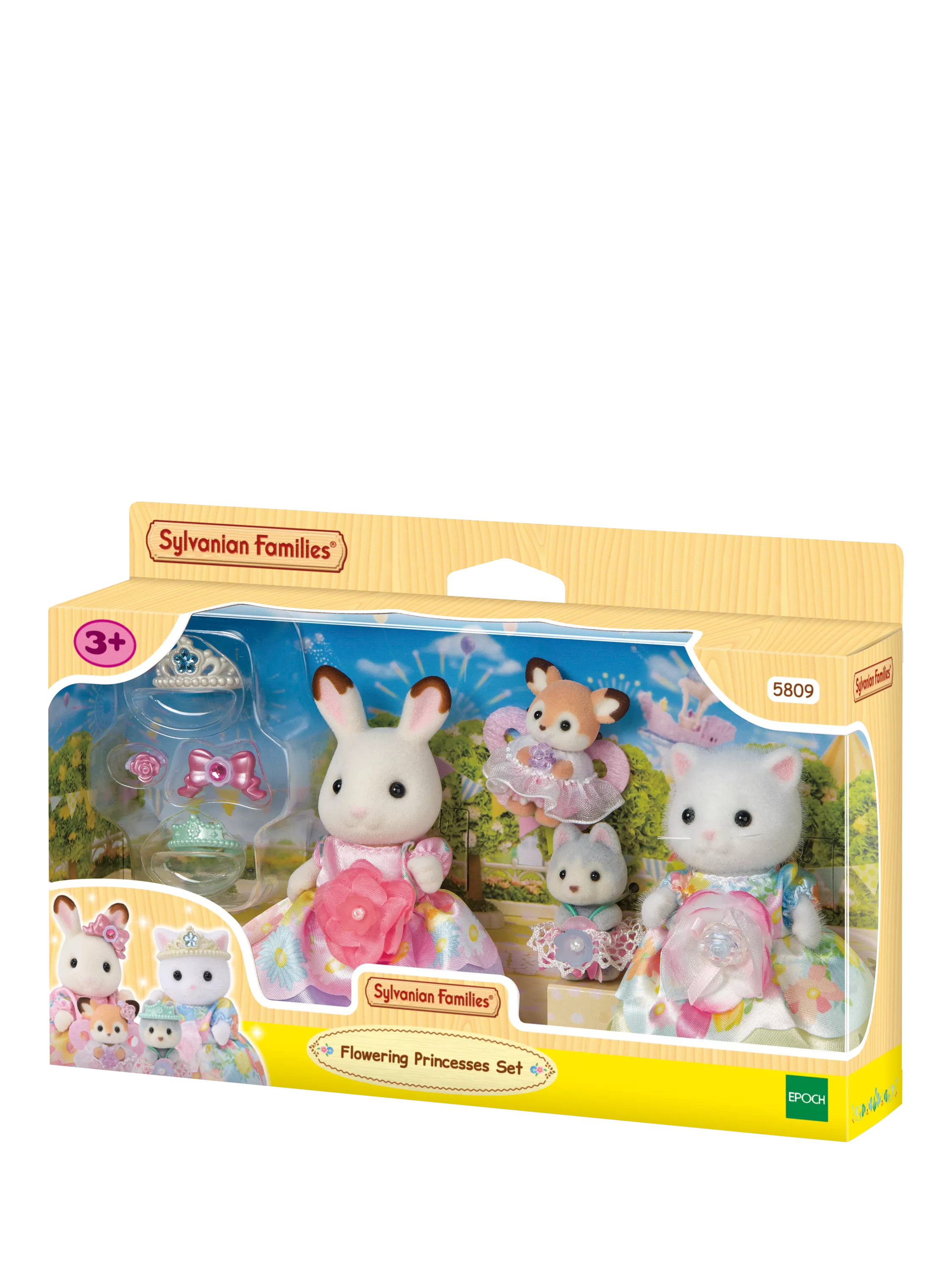 Sylvanian Families Flowering Princesses Set toy figures, imported from the UK