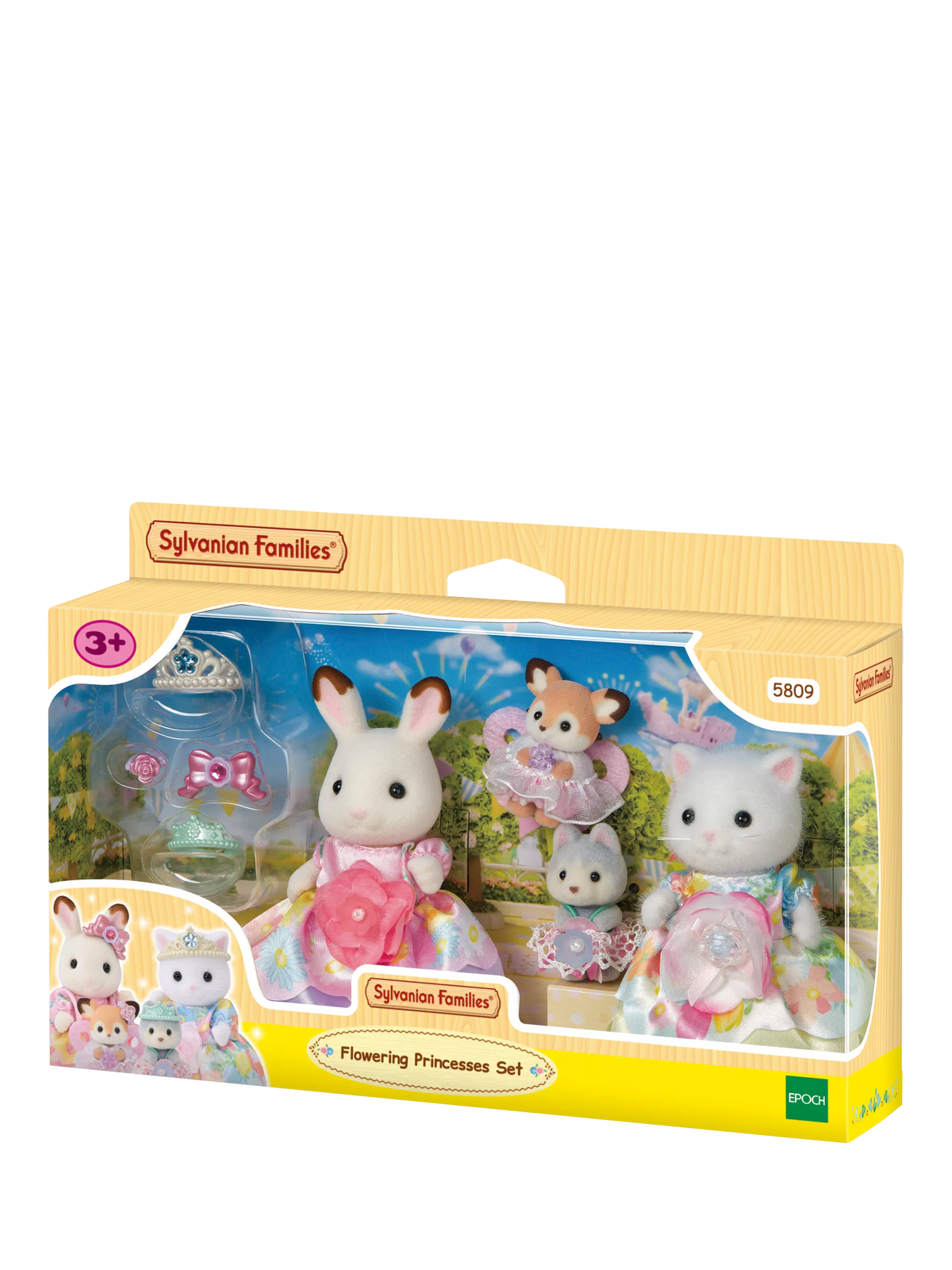 Sylvanian Families Flowering Princesses Set toy figures, imported from the UK
