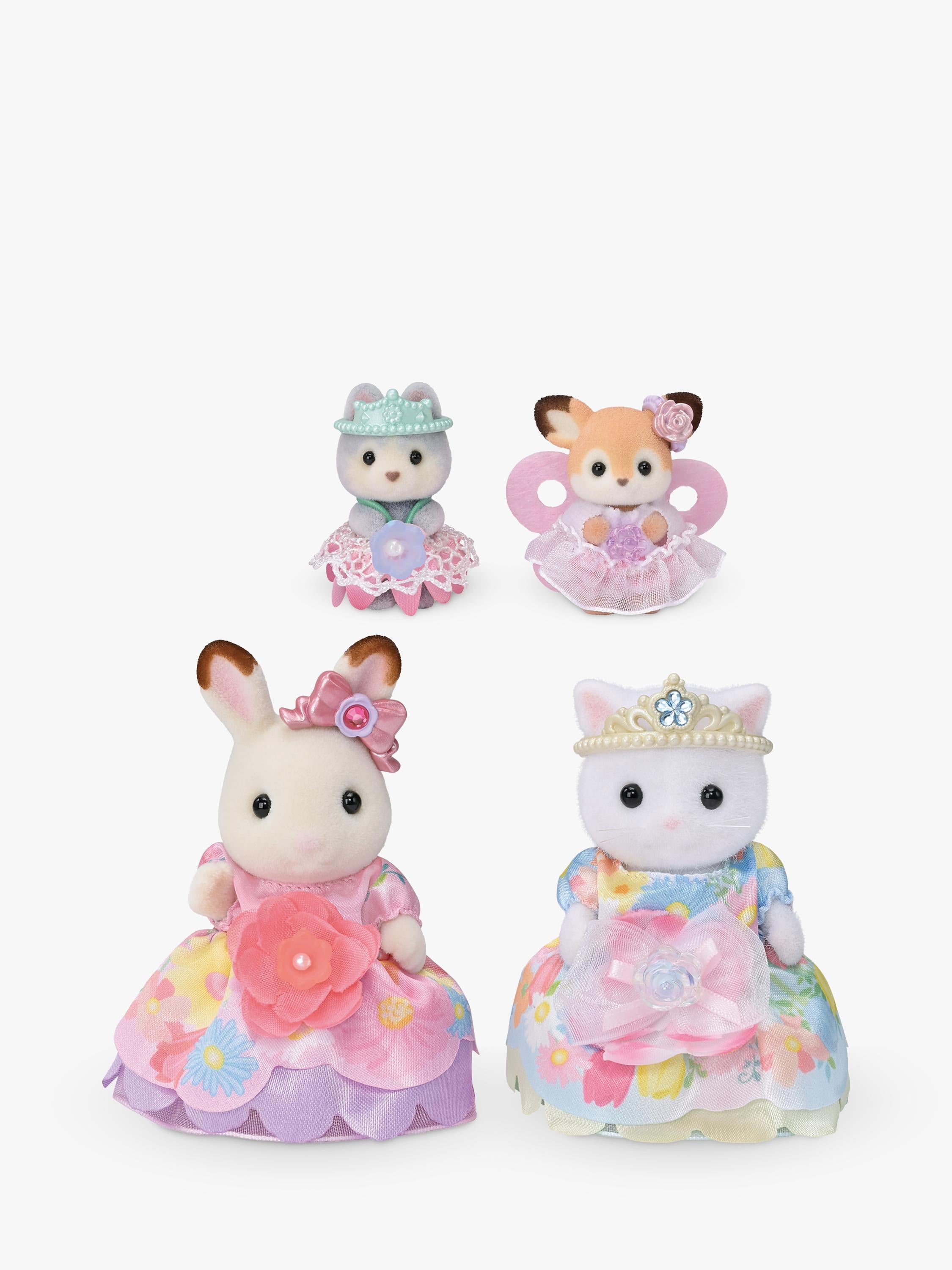 Sylvanian Families Flowering Princesses Set toy figures, imported from the UK