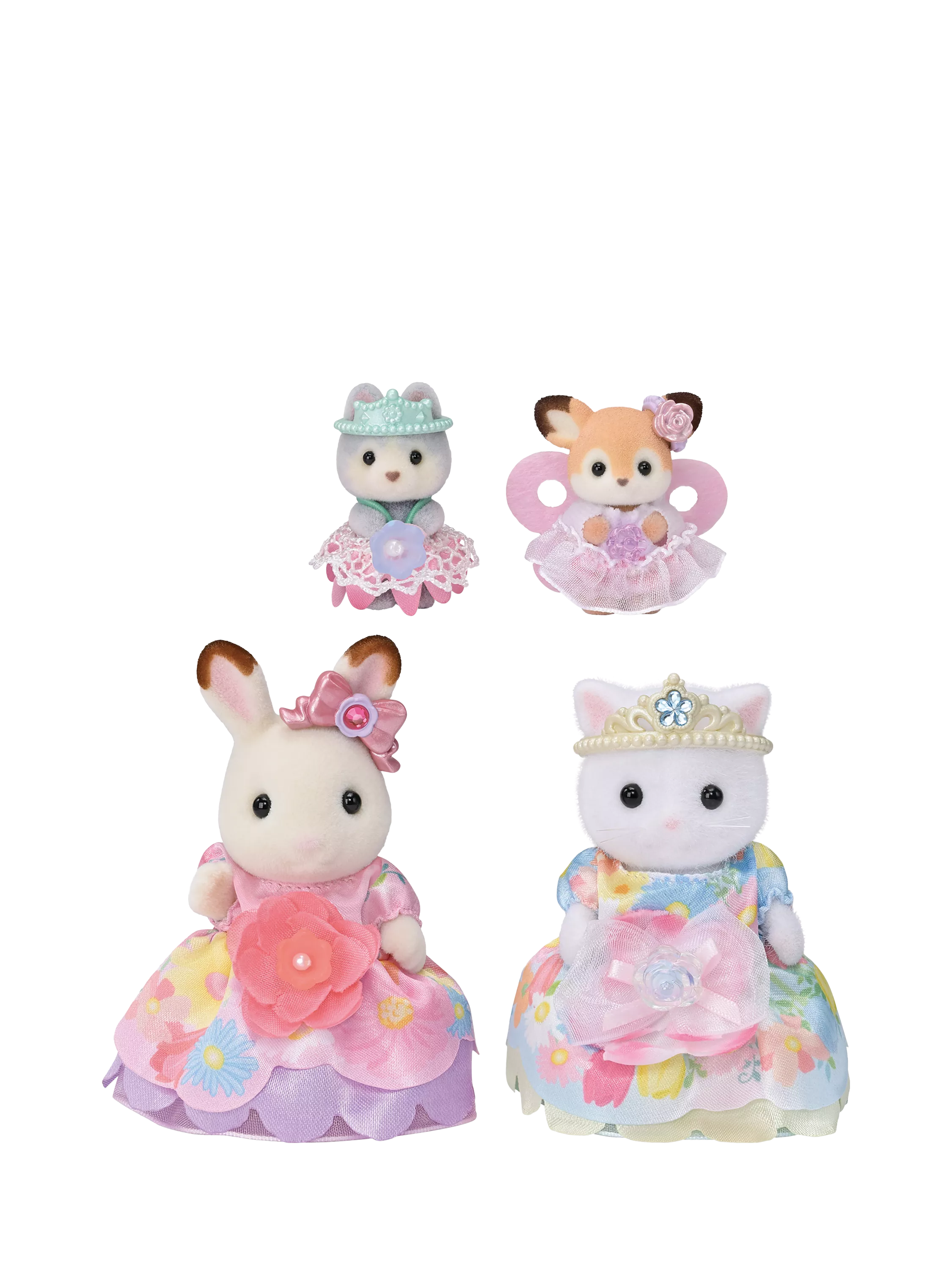 Sylvanian Families Flowering Princesses Set toy figures, imported from the UK