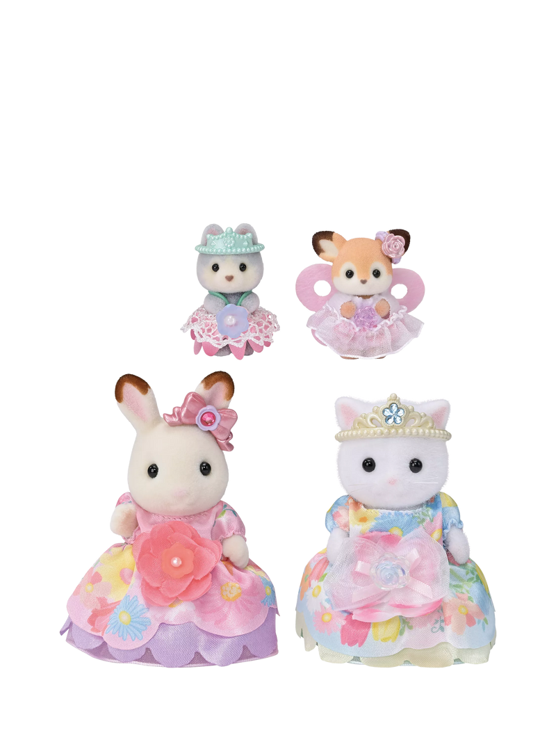 Sylvanian Families Flowering Princesses Set toy figures, imported from the UK