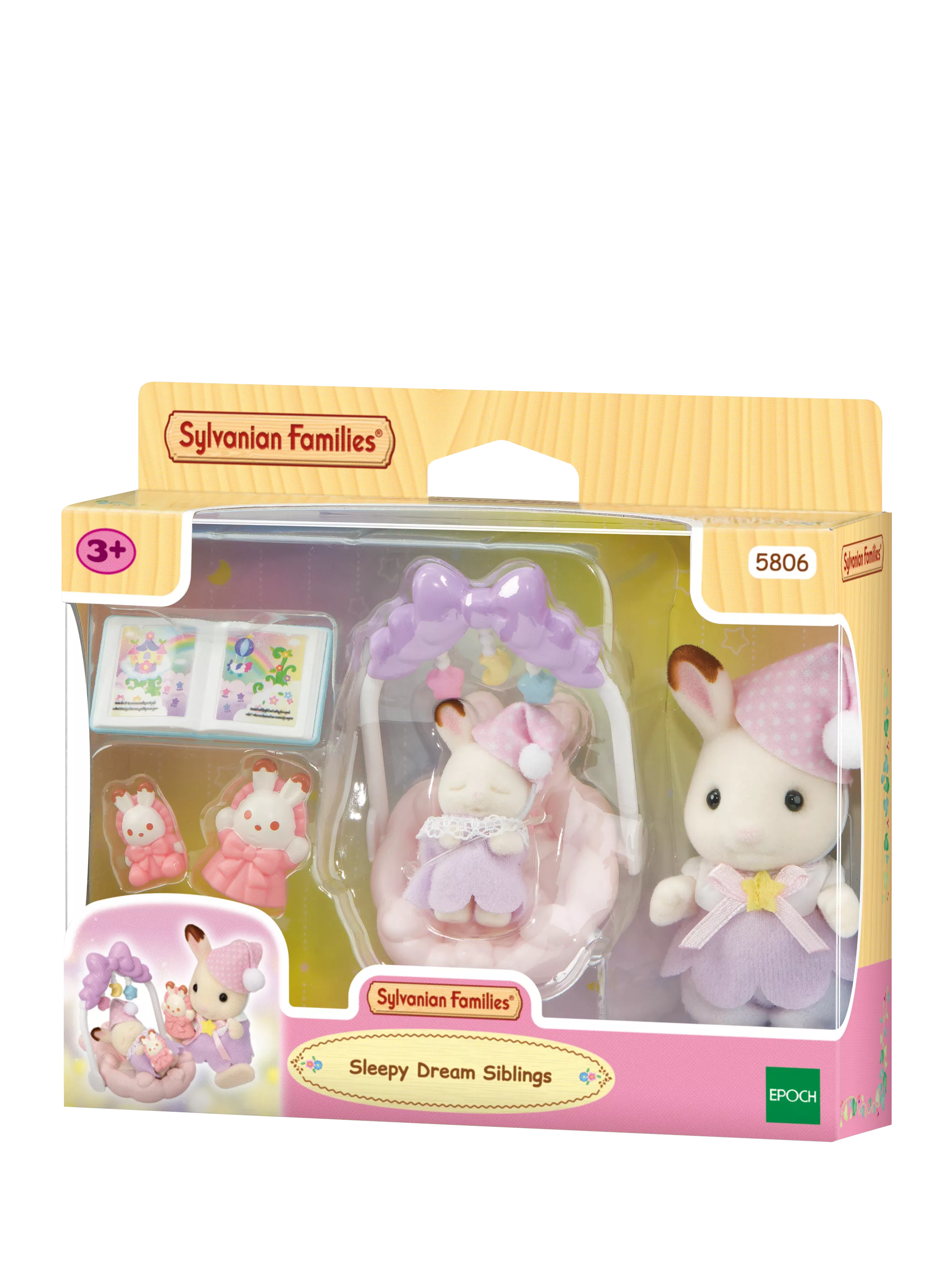 Sylvanian Families Sleepy Dream Siblings toy set, imported from the UK