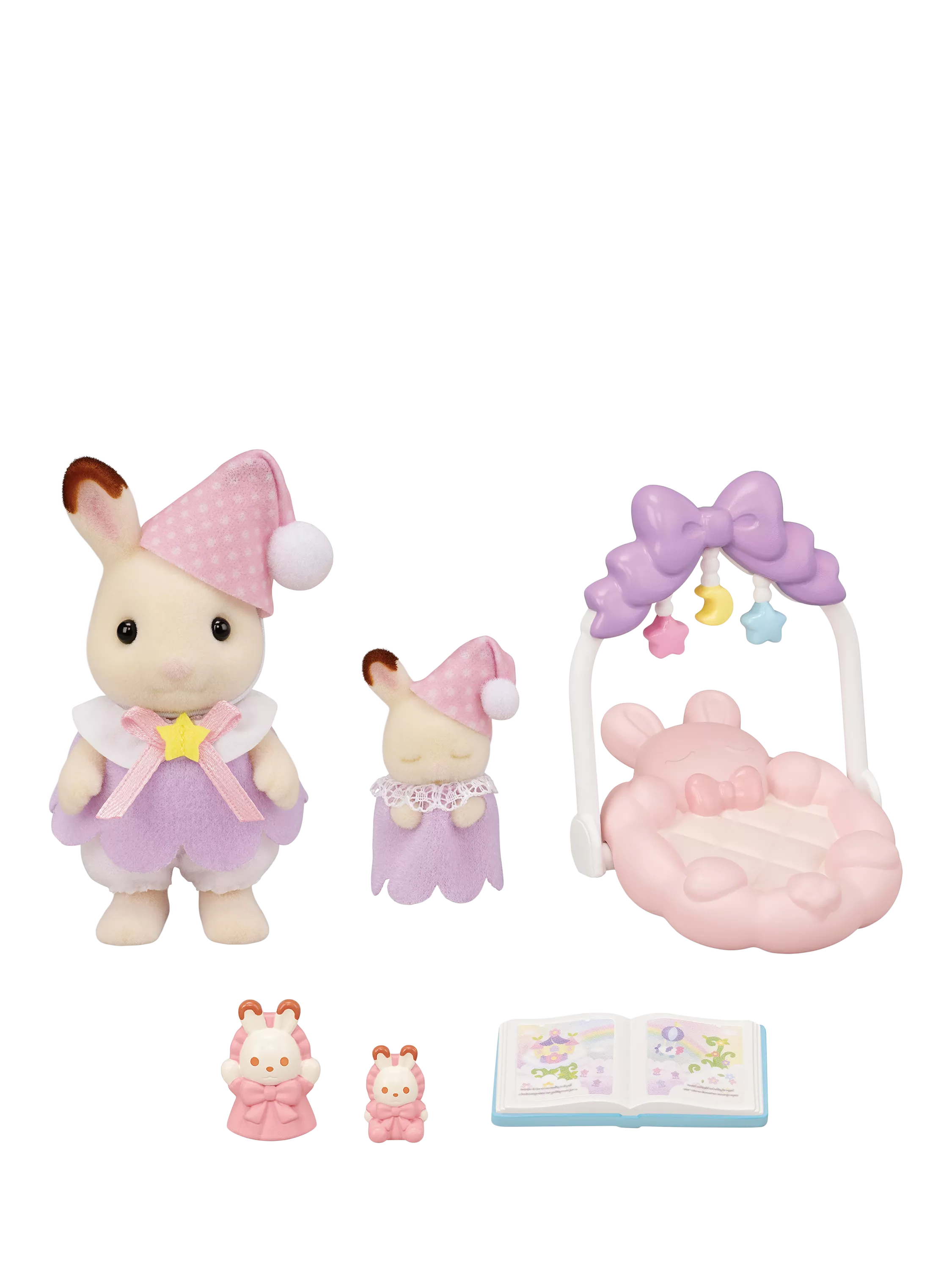 Sylvanian Families Sleepy Dream Siblings toy set, imported from the UK