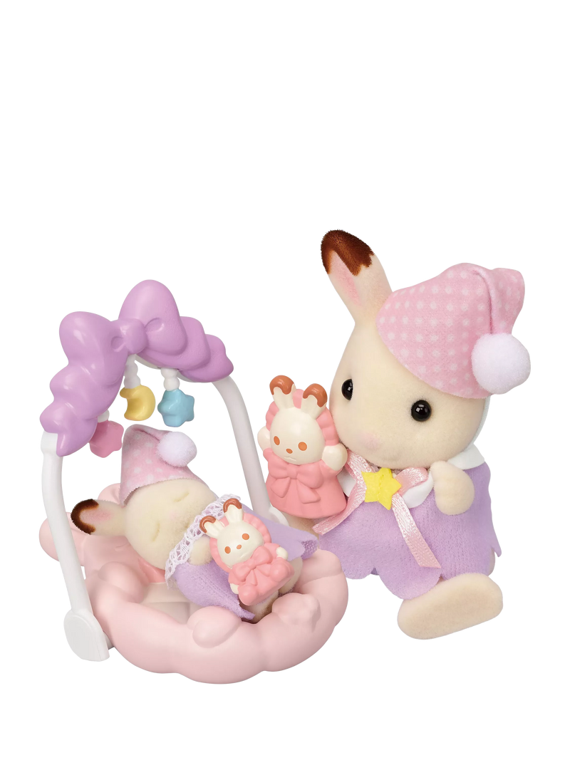 Sylvanian Families Sleepy Dream Siblings toy set, imported from the UK
